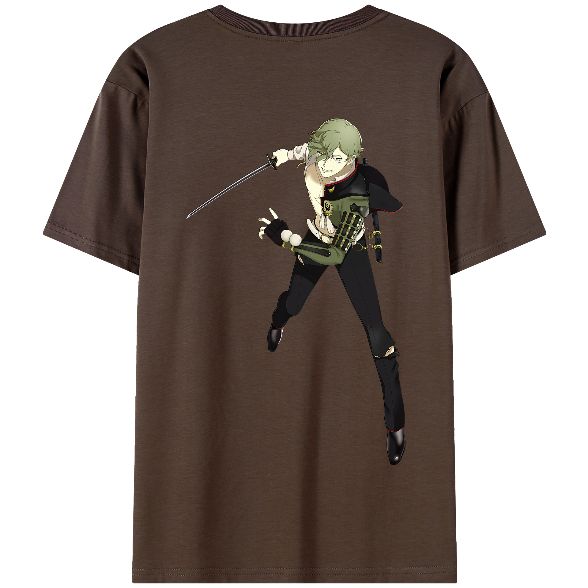 （画像用） 刀剣乱舞 Touken Ranbu 綿100％半袖Tシャツ（背面プリント）
