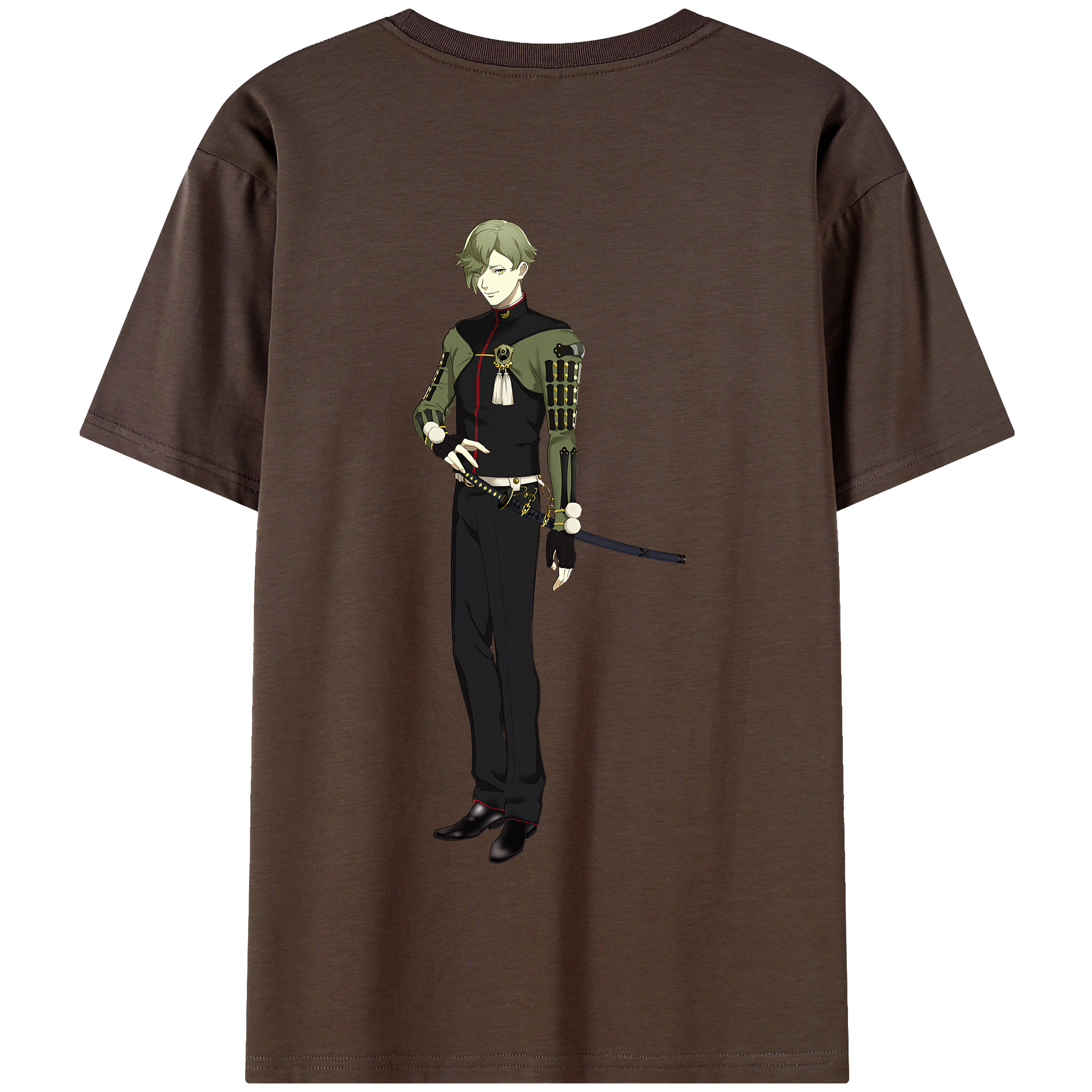 （画像用） 刀剣乱舞 Touken Ranbu 綿100％半袖Tシャツ（背面プリント）