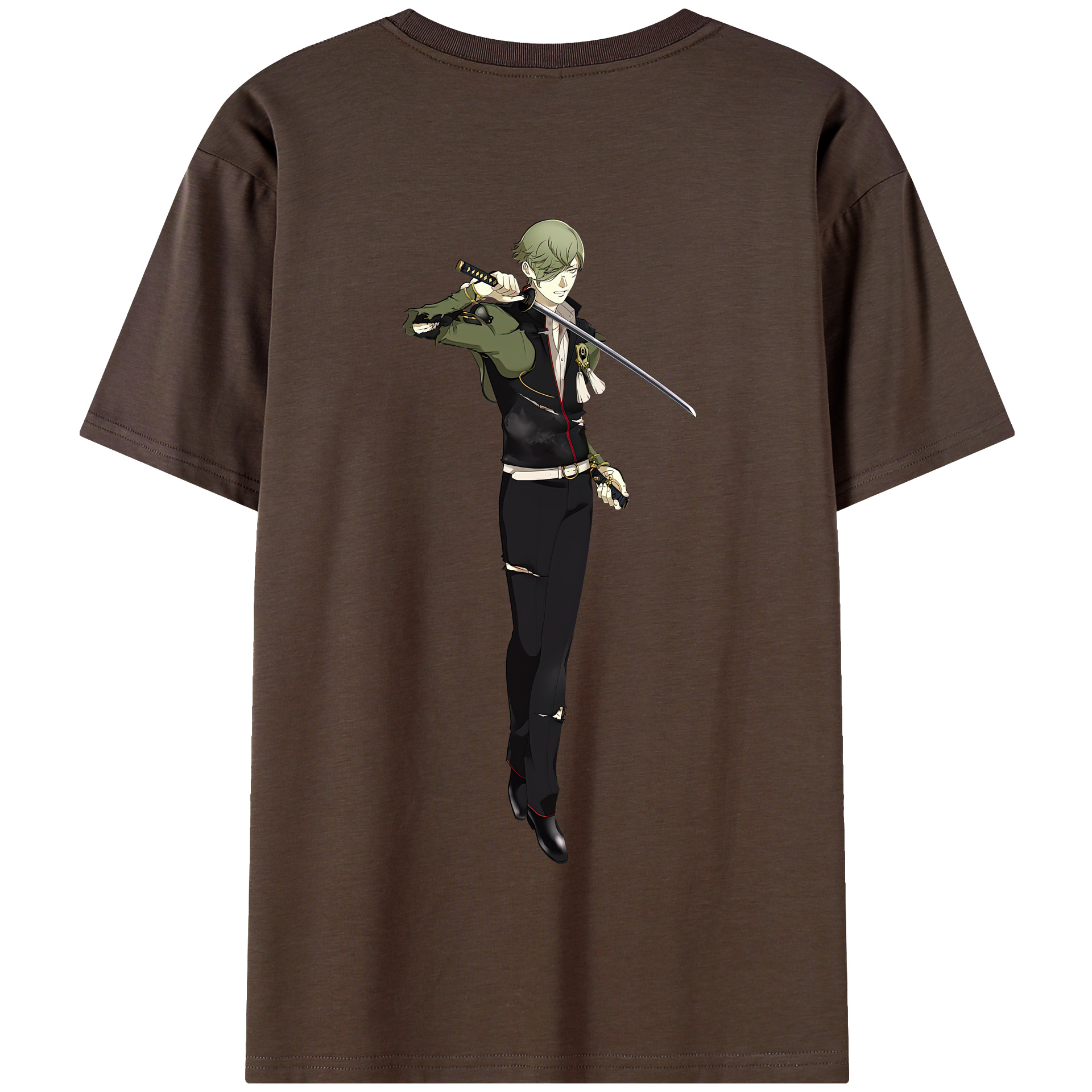 （画像用） 刀剣乱舞 Touken Ranbu 綿100％半袖Tシャツ（背面プリント）
