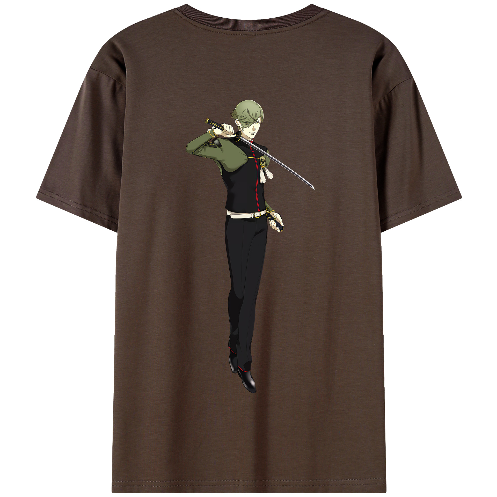 （画像用） 刀剣乱舞 Touken Ranbu 綿100％半袖Tシャツ（背面プリント）