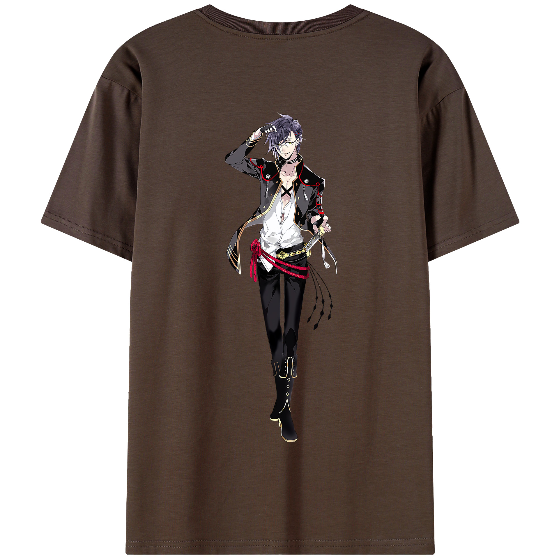 （画像用） 刀剣乱舞 Touken Ranbu 綿100％半袖Tシャツ（背面プリント）