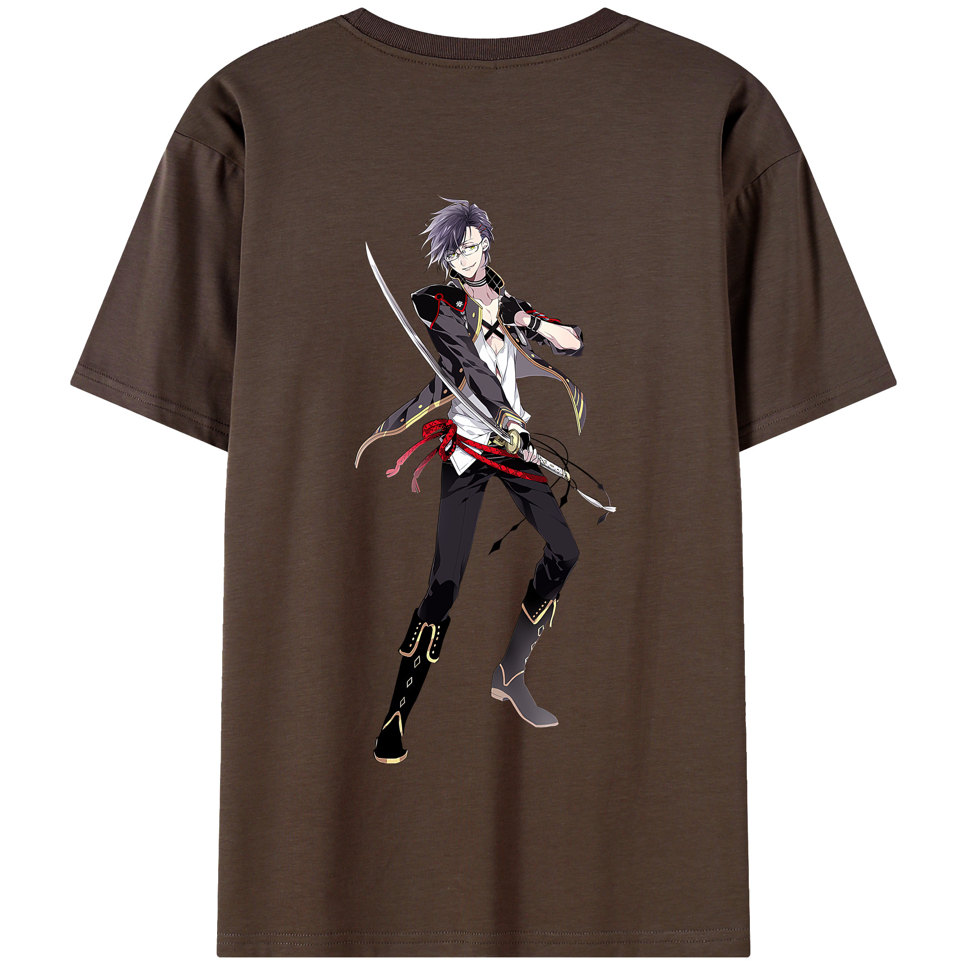 （画像用） 刀剣乱舞 Touken Ranbu 綿100％半袖Tシャツ（背面プリント）