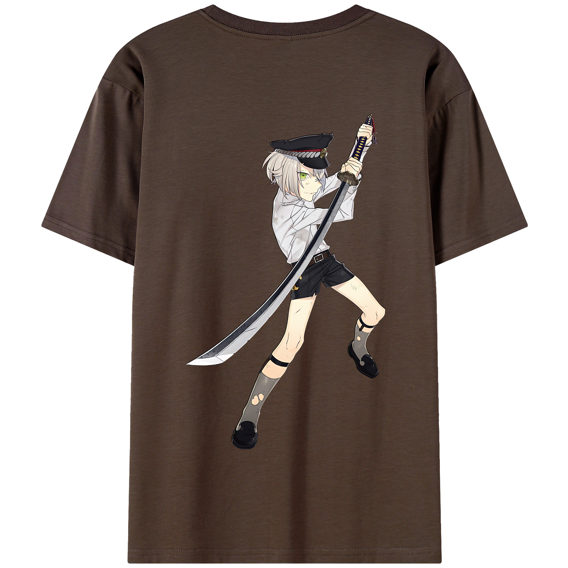 （画像用） 刀剣乱舞 Touken Ranbu 綿100％半袖Tシャツ（背面プリント）