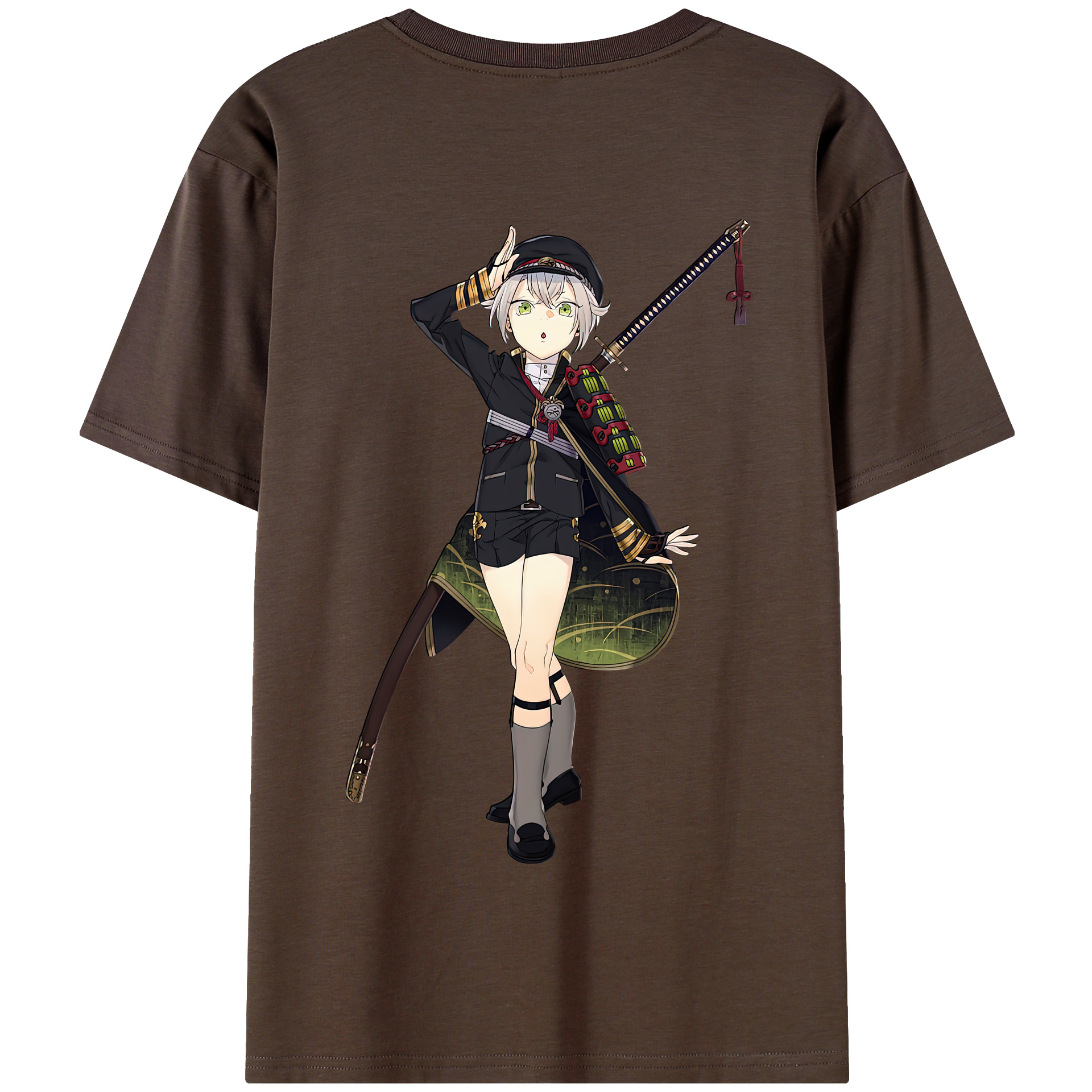 （画像用） 刀剣乱舞 Touken Ranbu 綿100％半袖Tシャツ（背面プリント）