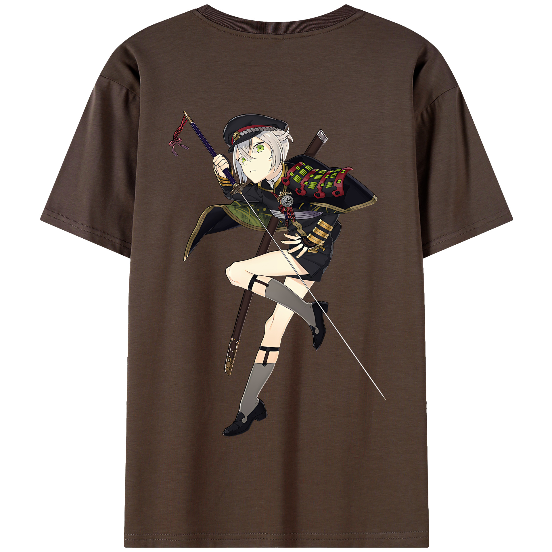 （画像用） 刀剣乱舞 Touken Ranbu 綿100％半袖Tシャツ（背面プリント）