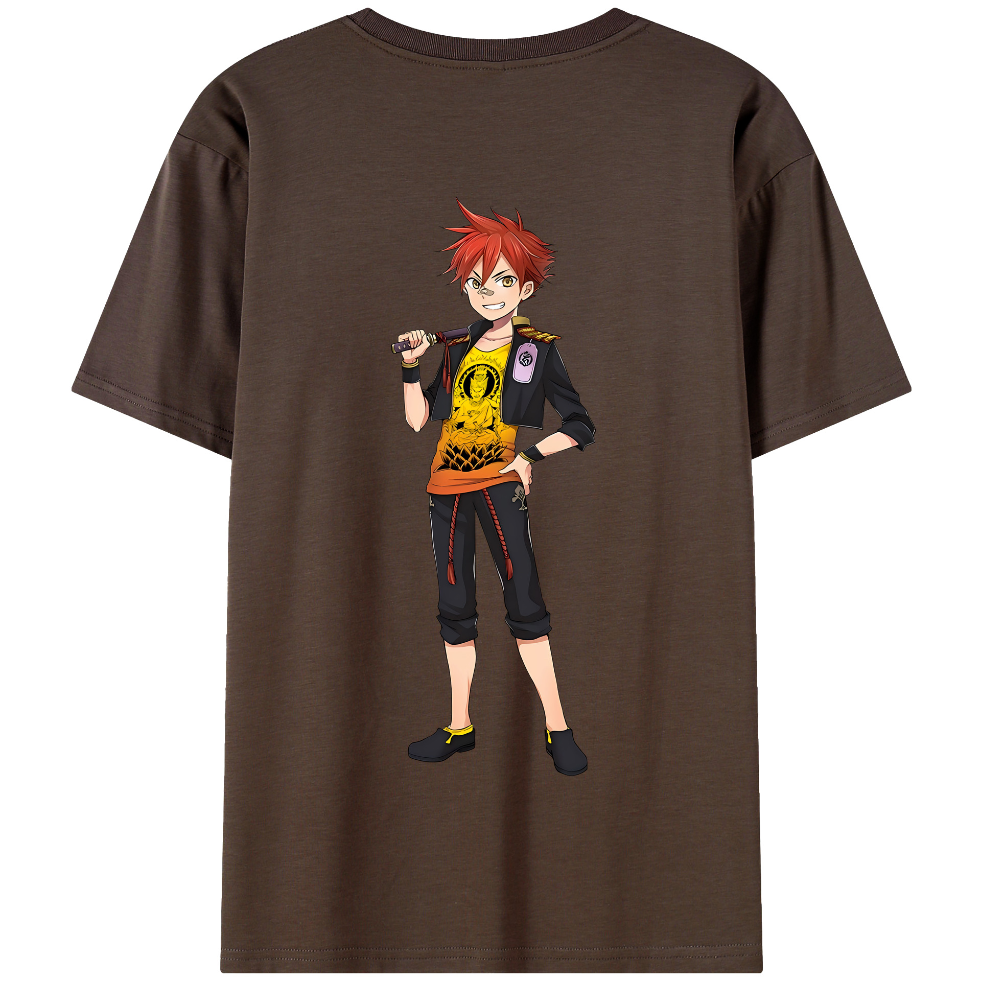 （画像用） 刀剣乱舞 Touken Ranbu 綿100％半袖Tシャツ（背面プリント）