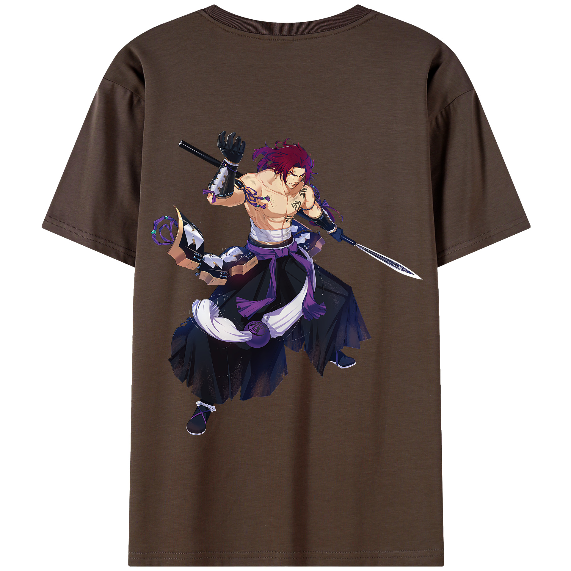 （画像用） 刀剣乱舞 Touken Ranbu 綿100％半袖Tシャツ（背面プリント）