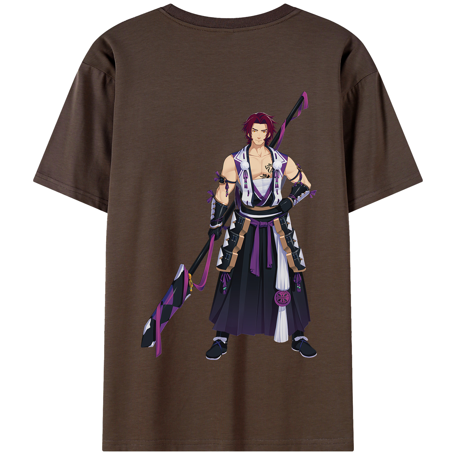 （画像用） 刀剣乱舞 Touken Ranbu 綿100％半袖Tシャツ（背面プリント）