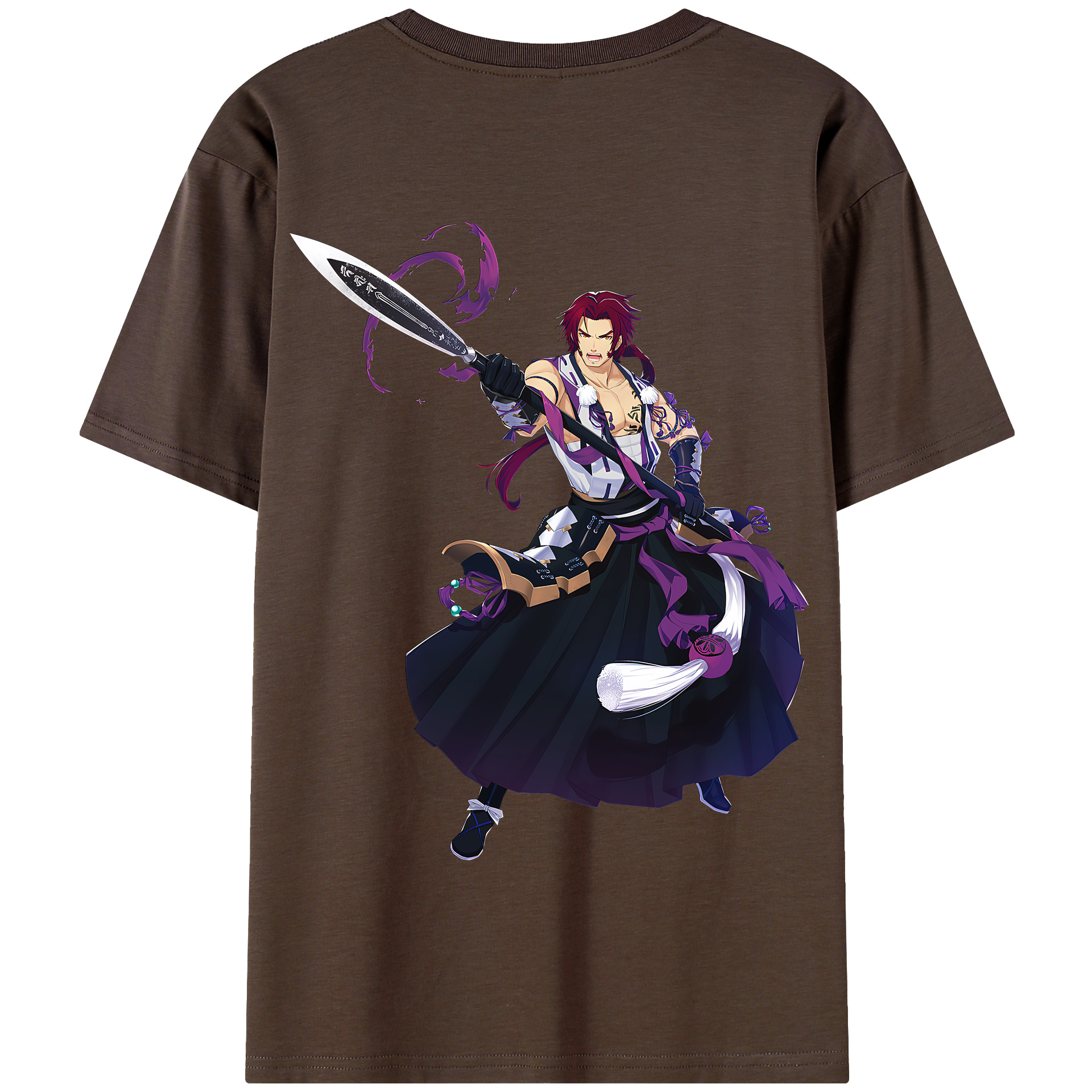 （画像用） 刀剣乱舞 Touken Ranbu 綿100％半袖Tシャツ（背面プリント）