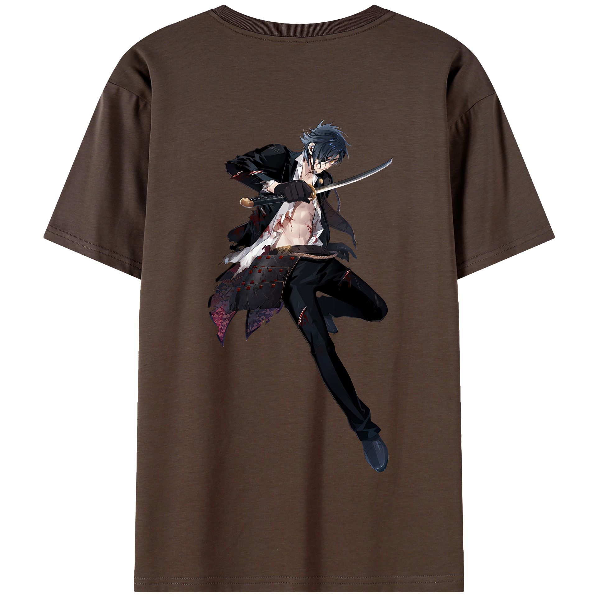 （画像用） 刀剣乱舞 Touken Ranbu 綿100％半袖Tシャツ（背面プリント）