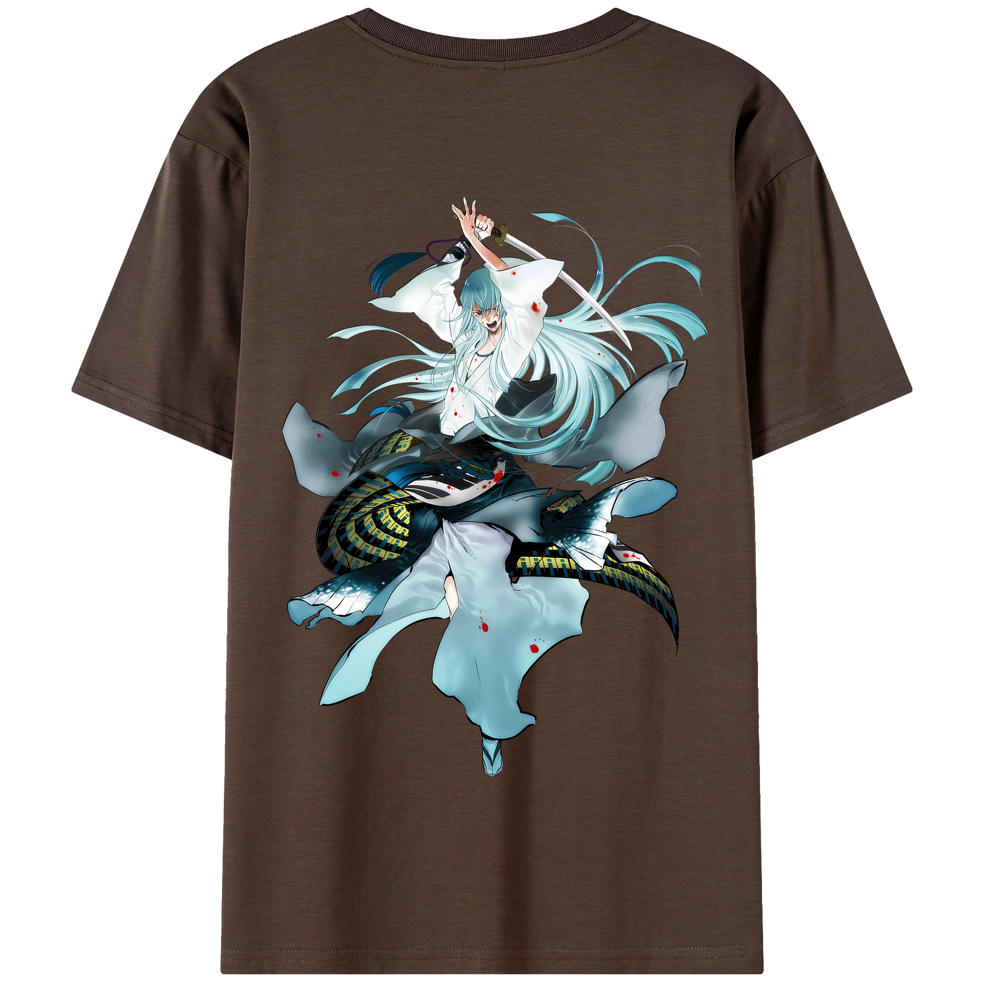 （画像用） 刀剣乱舞 Touken Ranbu 綿100％半袖Tシャツ（背面プリント）