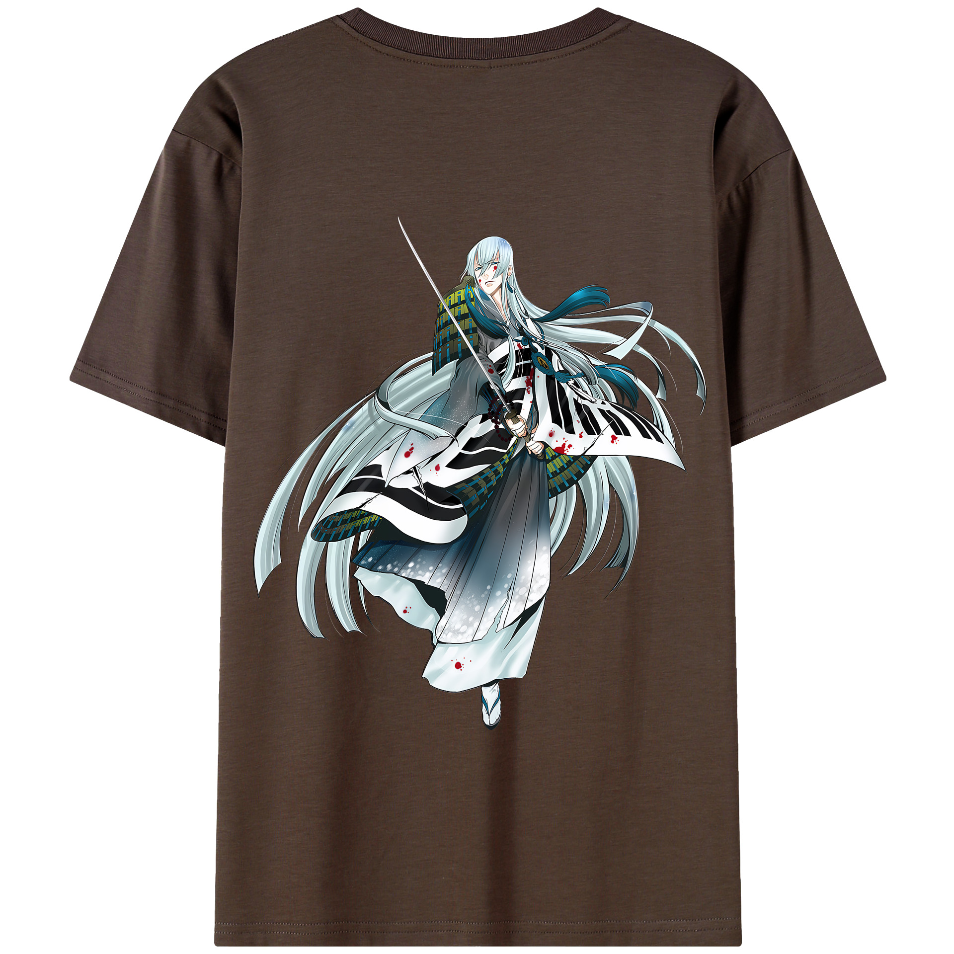 （画像用） 刀剣乱舞 Touken Ranbu 綿100％半袖Tシャツ（背面プリント）