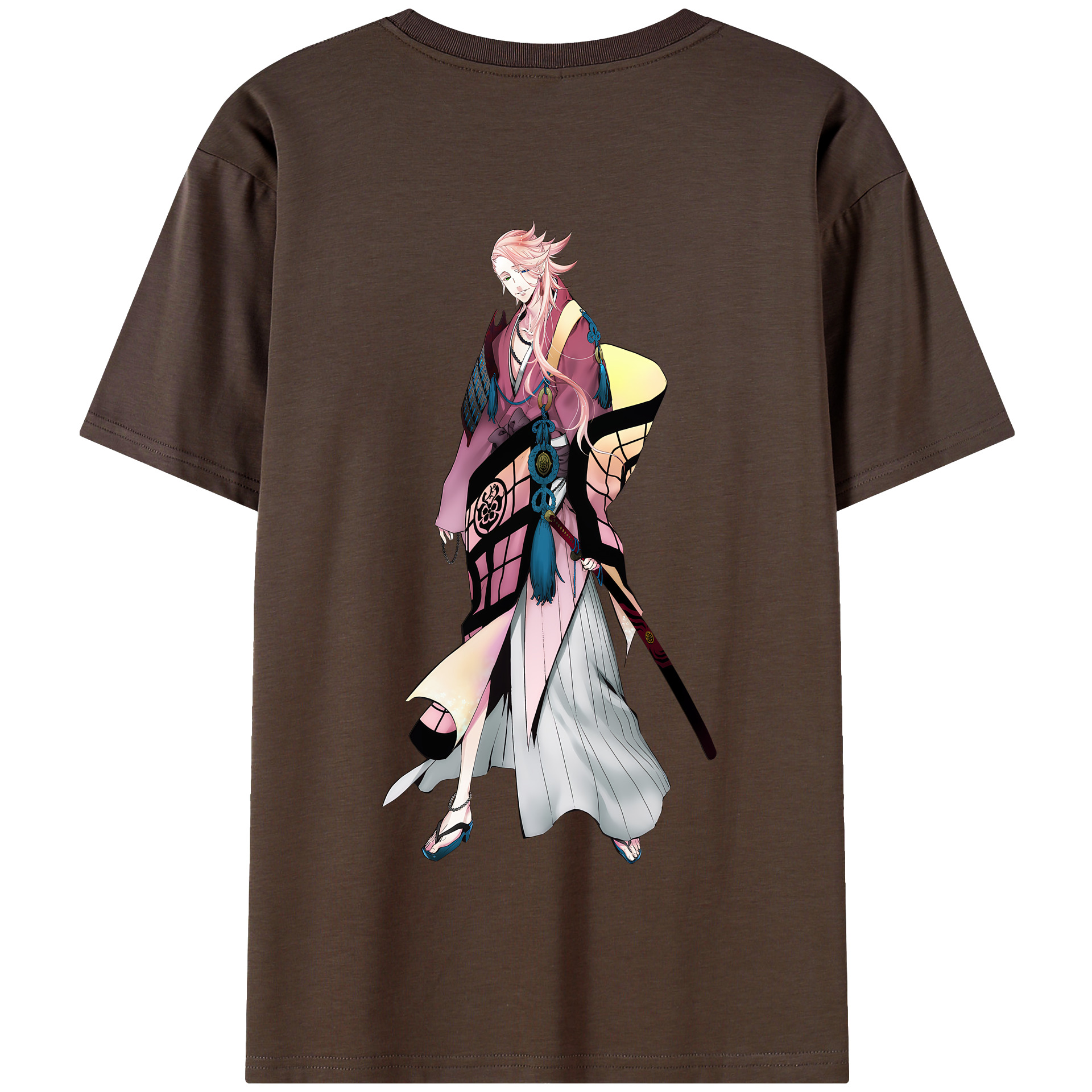 （画像用） 刀剣乱舞 Touken Ranbu 綿100％半袖Tシャツ（背面プリント）