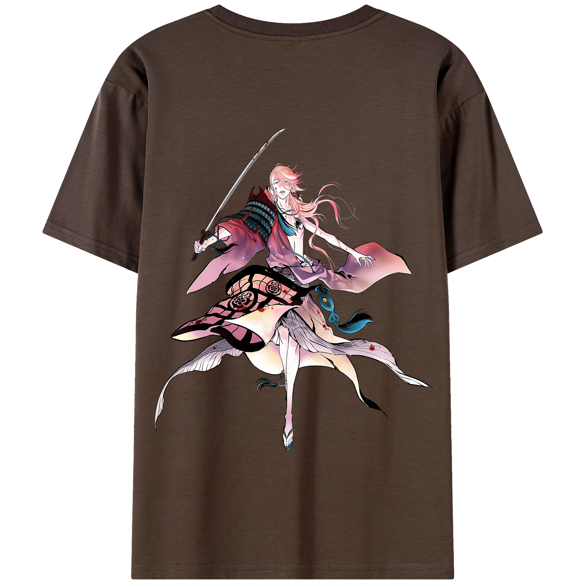 （画像用） 刀剣乱舞 Touken Ranbu 綿100％半袖Tシャツ（背面プリント）