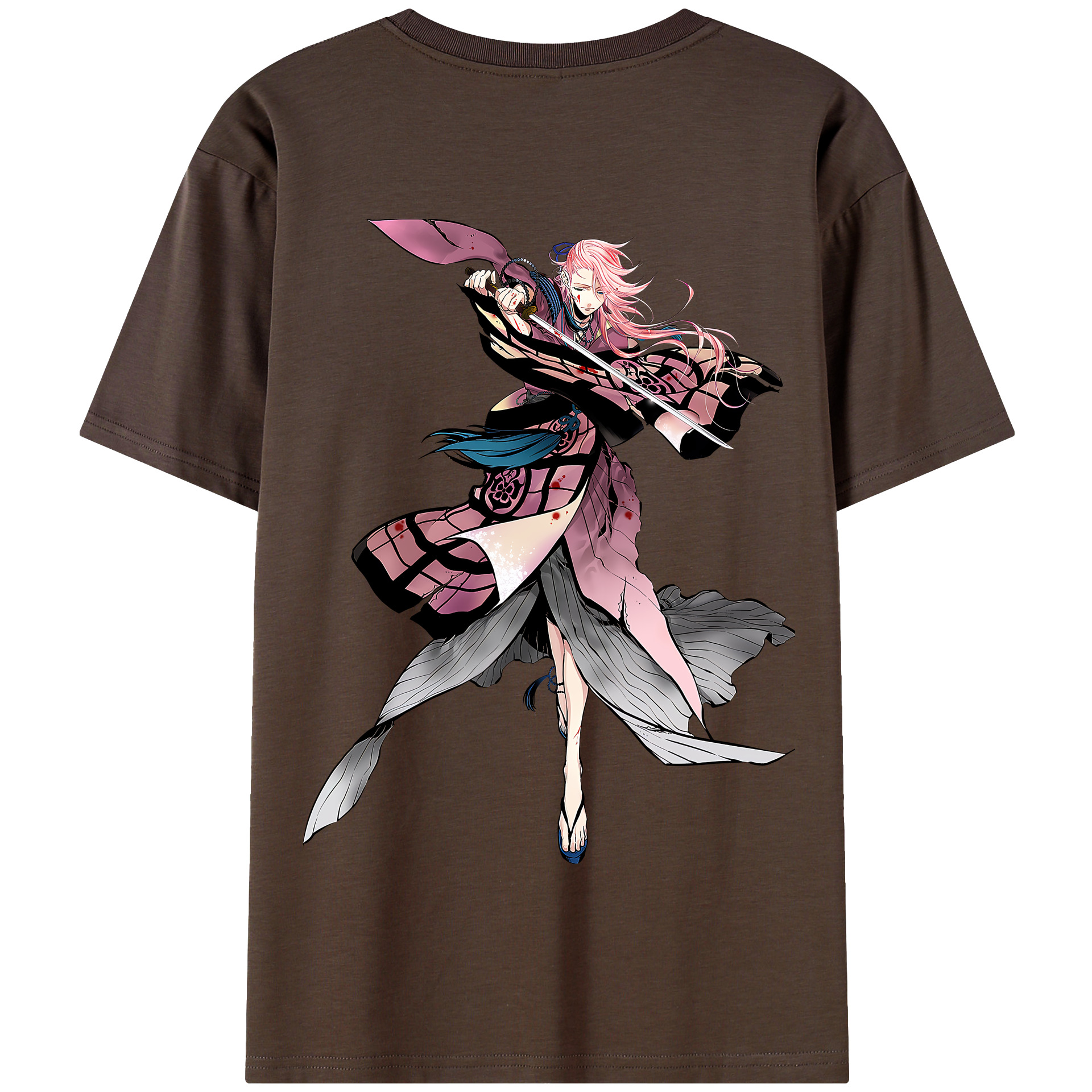 （画像用） 刀剣乱舞 Touken Ranbu 綿100％半袖Tシャツ（背面プリント）