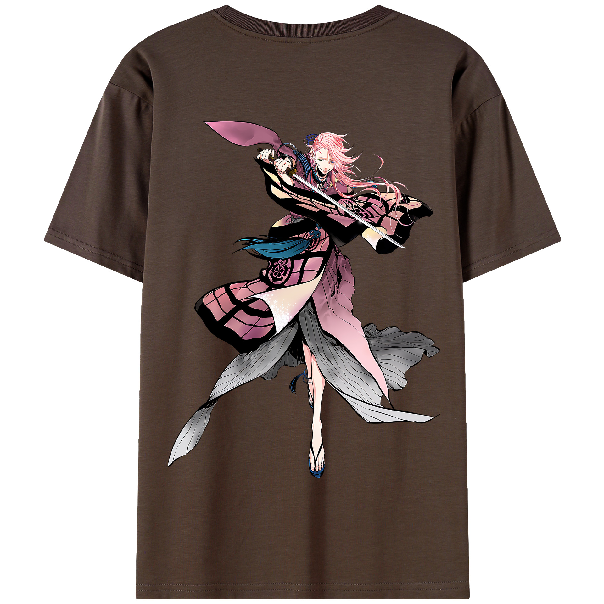 （画像用） 刀剣乱舞 Touken Ranbu 綿100％半袖Tシャツ（背面プリント）