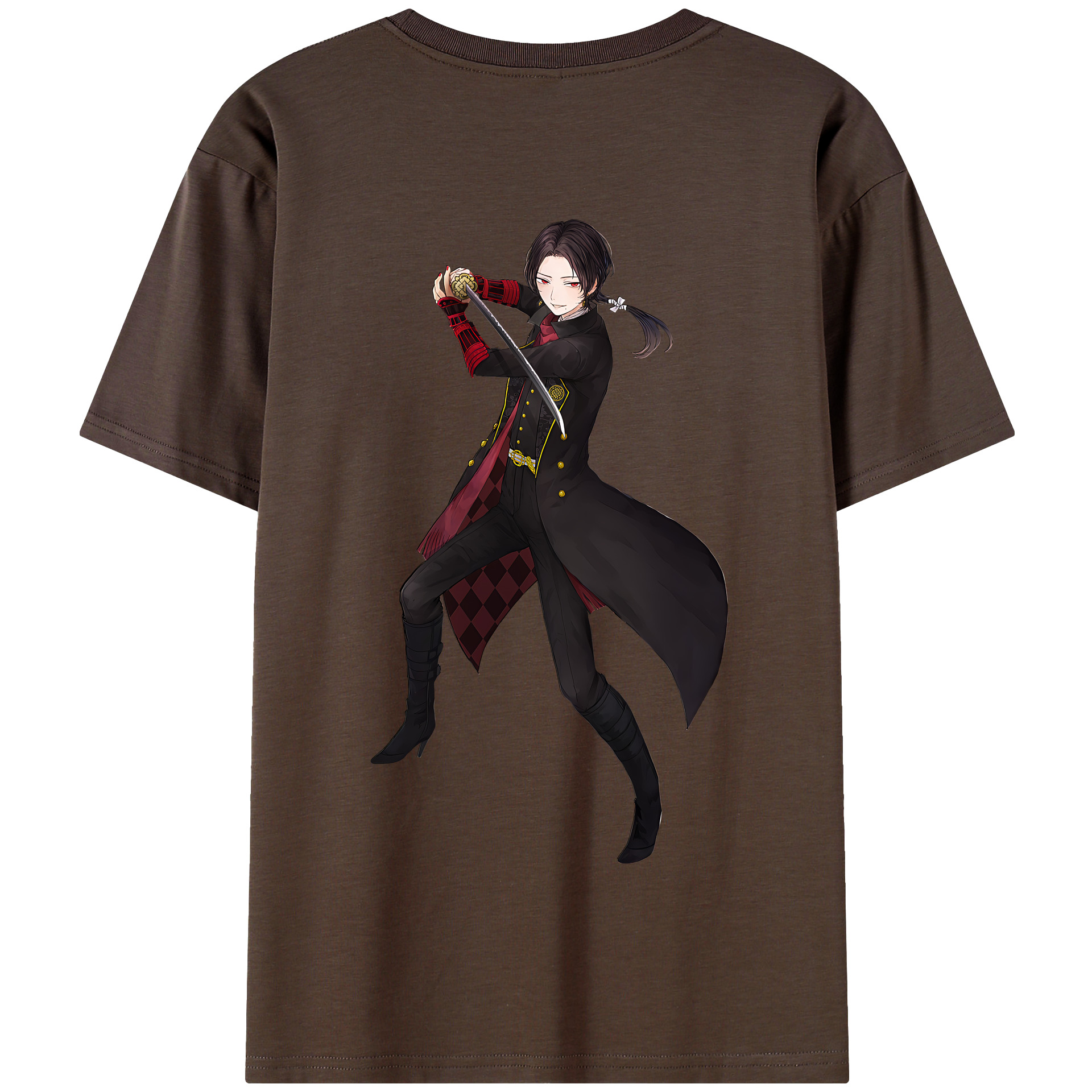 （画像用） 刀剣乱舞 Touken Ranbu 綿100％半袖Tシャツ（背面プリント）