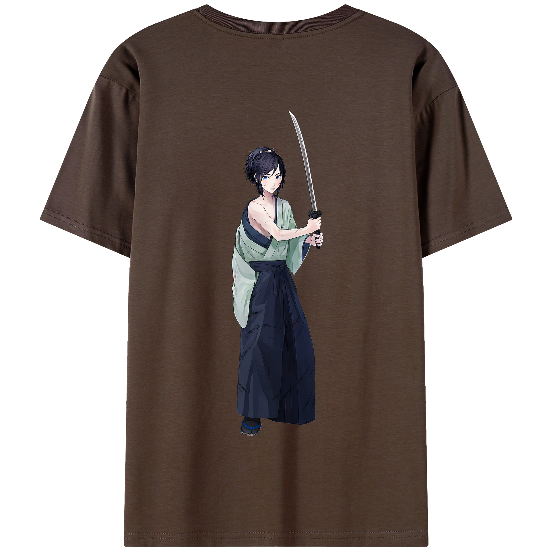 （画像用） 刀剣乱舞 Touken Ranbu 綿100％半袖Tシャツ（背面プリント）