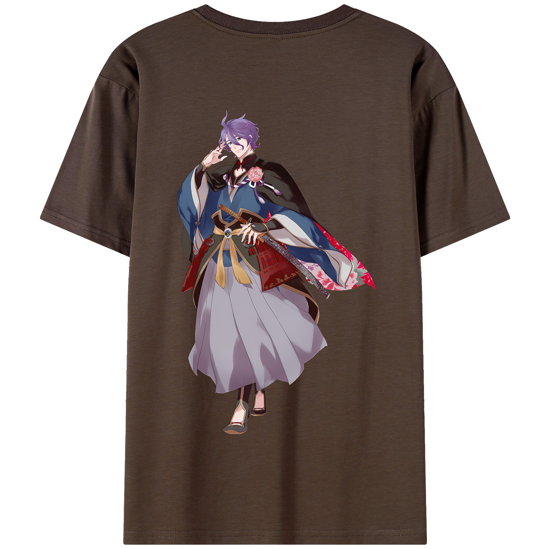 （画像用） 刀剣乱舞 Touken Ranbu 綿100％半袖Tシャツ（背面プリント）