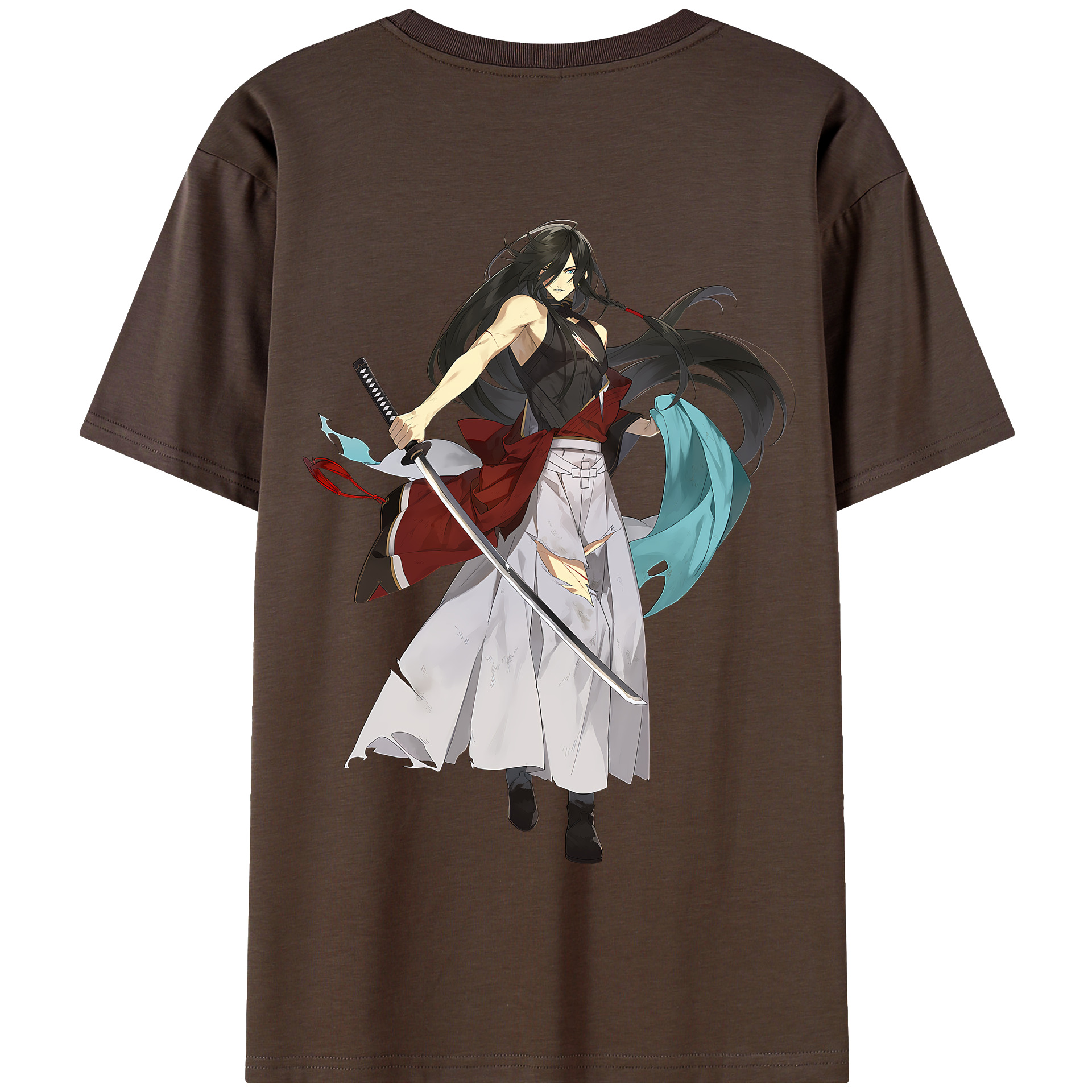 （画像用） 刀剣乱舞 Touken Ranbu 綿100％半袖Tシャツ（背面プリント）