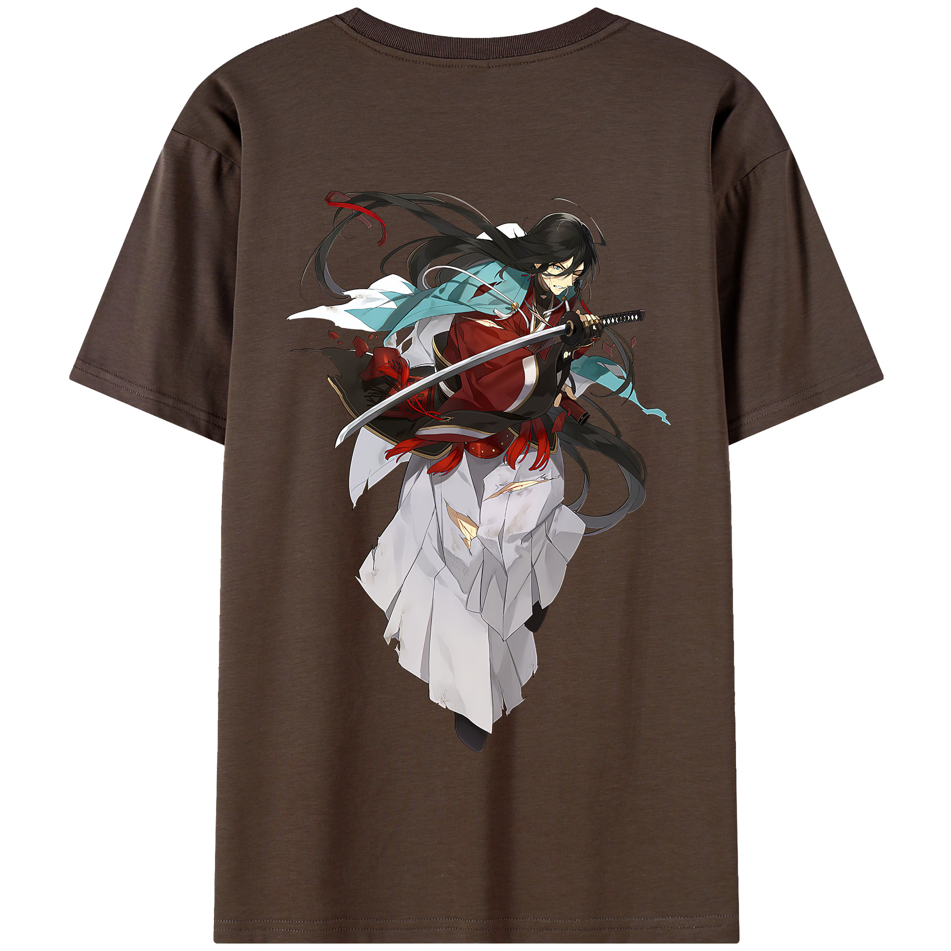 （画像用） 刀剣乱舞 Touken Ranbu 綿100％半袖Tシャツ（背面プリント）