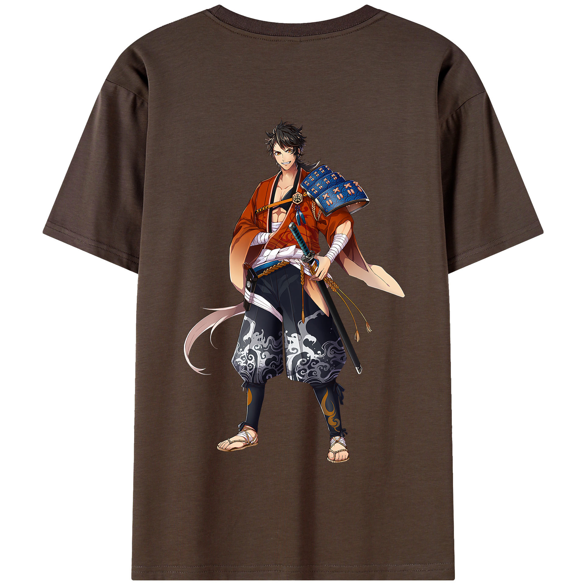 （画像用） 刀剣乱舞 Touken Ranbu 綿100％半袖Tシャツ（背面プリント）