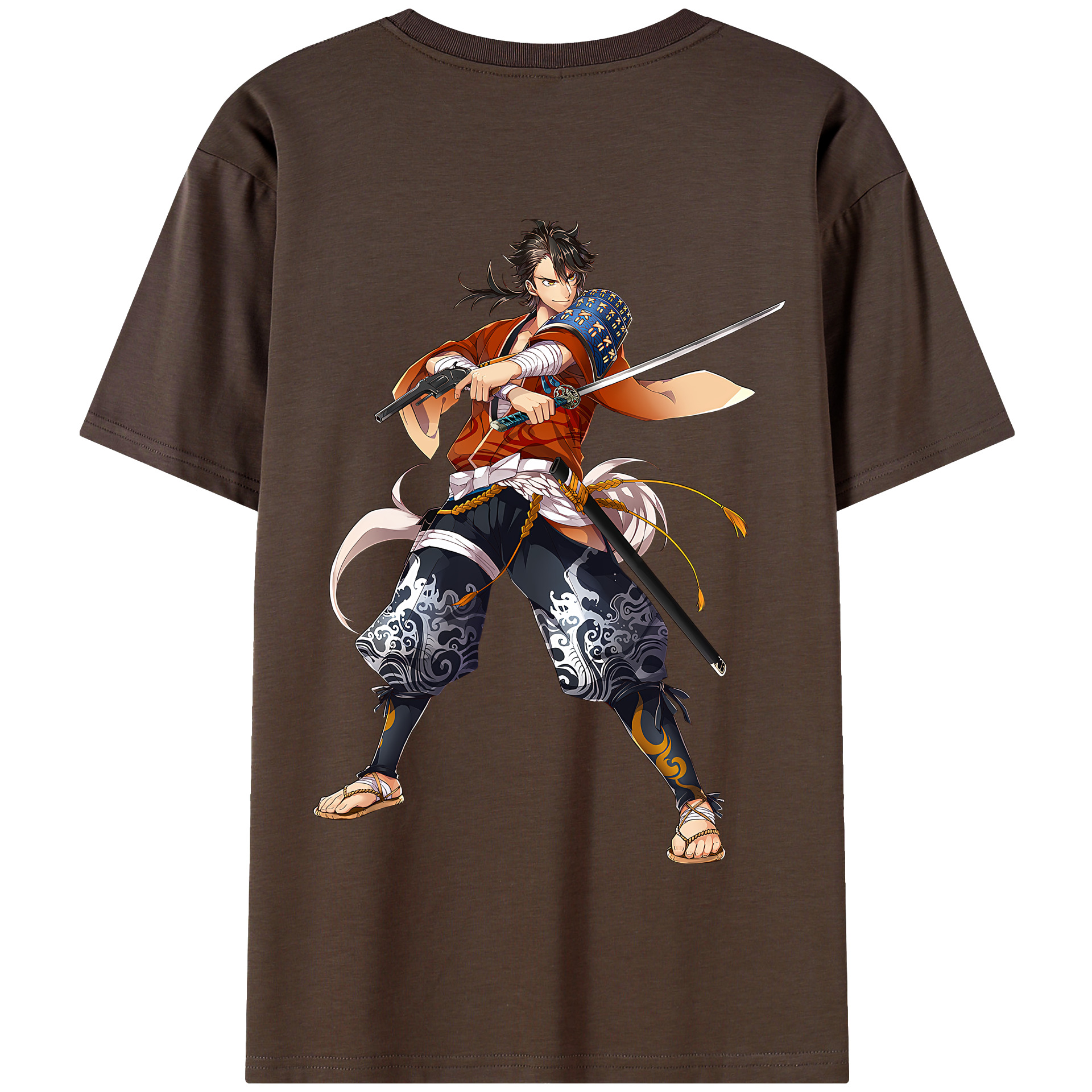 （画像用） 刀剣乱舞 Touken Ranbu 綿100％半袖Tシャツ（背面プリント）