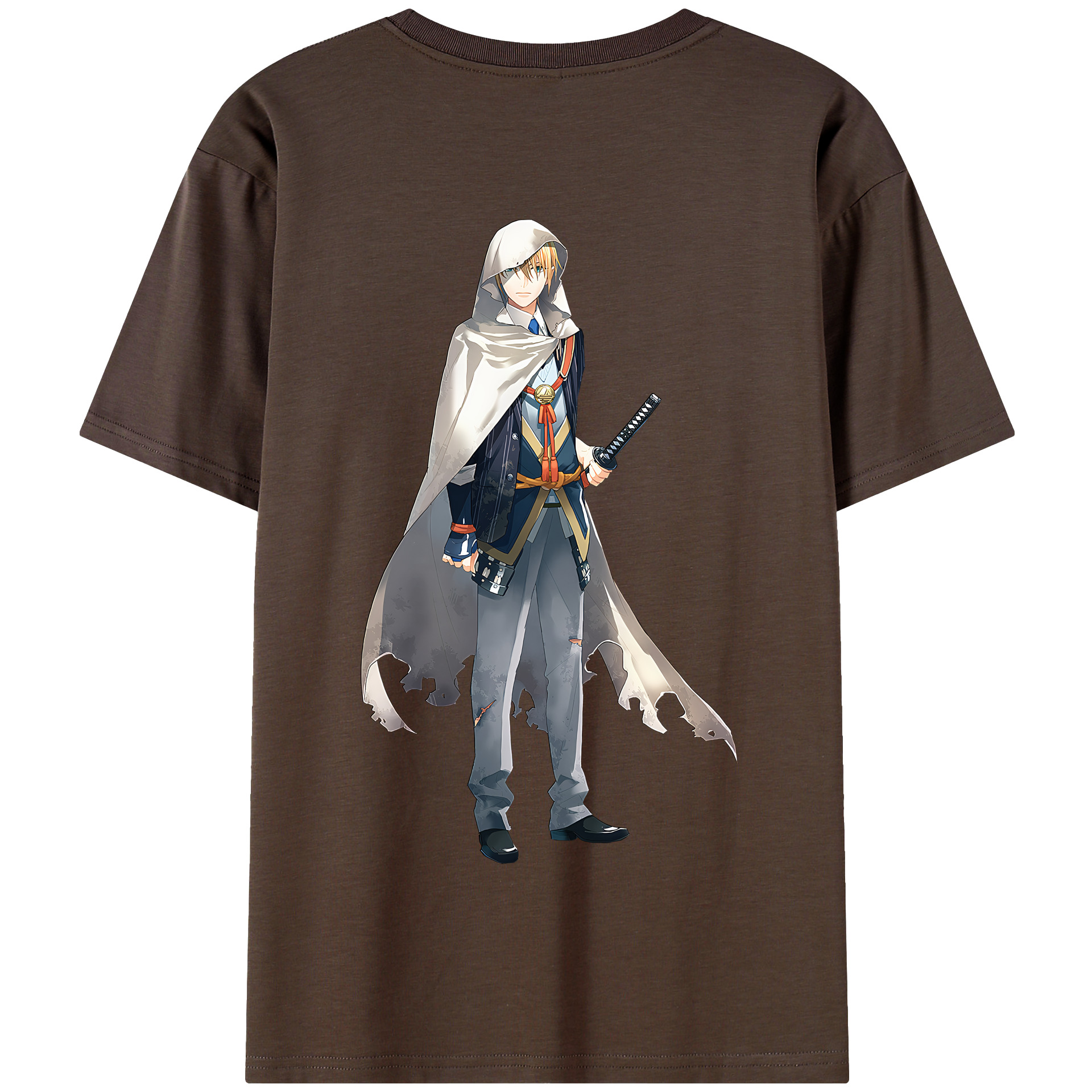 （画像用） 刀剣乱舞 Touken Ranbu 綿100％半袖Tシャツ（背面プリント）