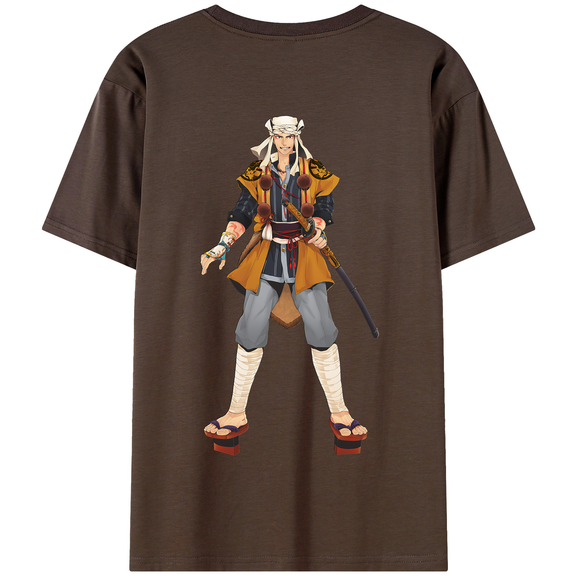 （画像用） 刀剣乱舞 Touken Ranbu 綿100％半袖Tシャツ（背面プリント）