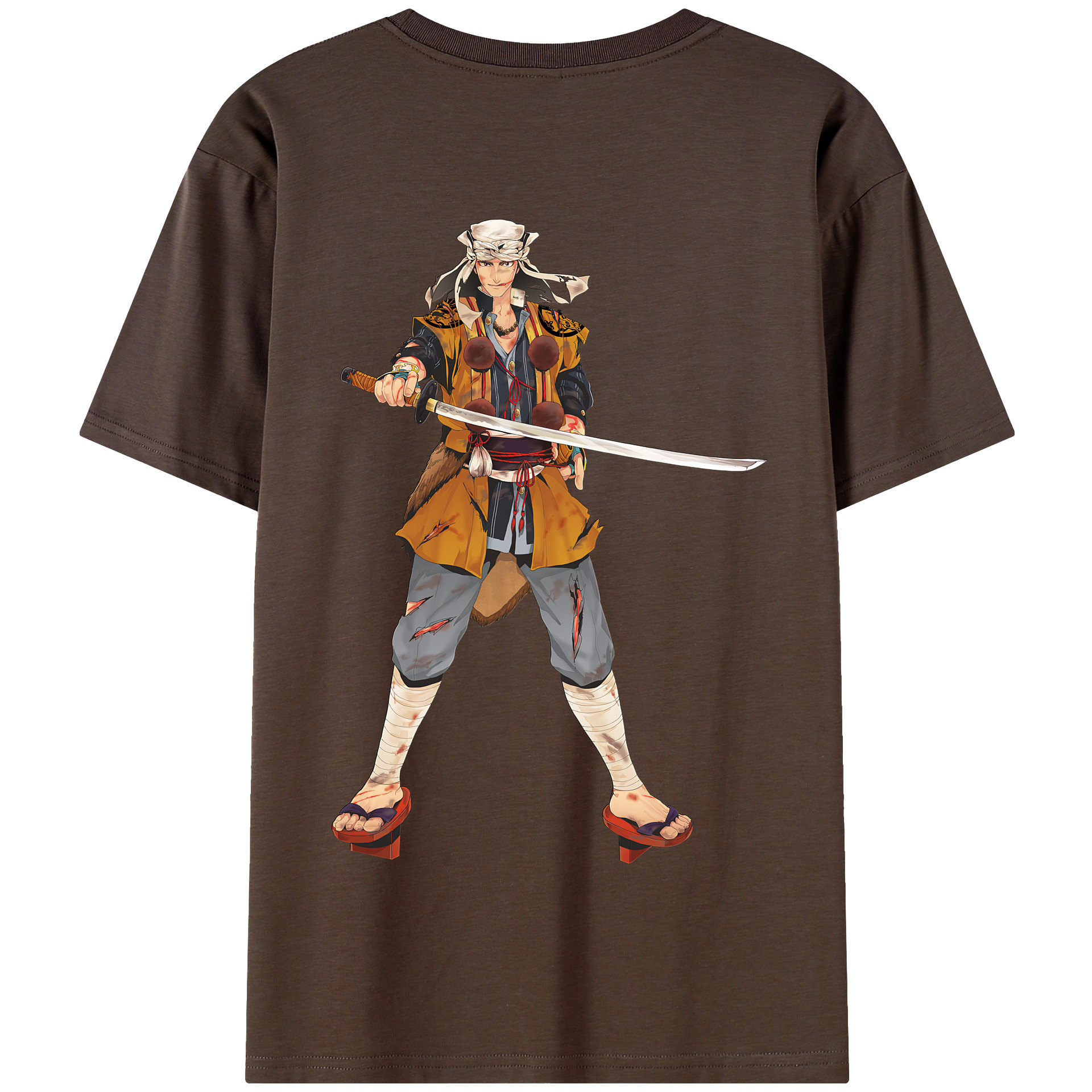 （画像用） 刀剣乱舞 Touken Ranbu 綿100％半袖Tシャツ（背面プリント）