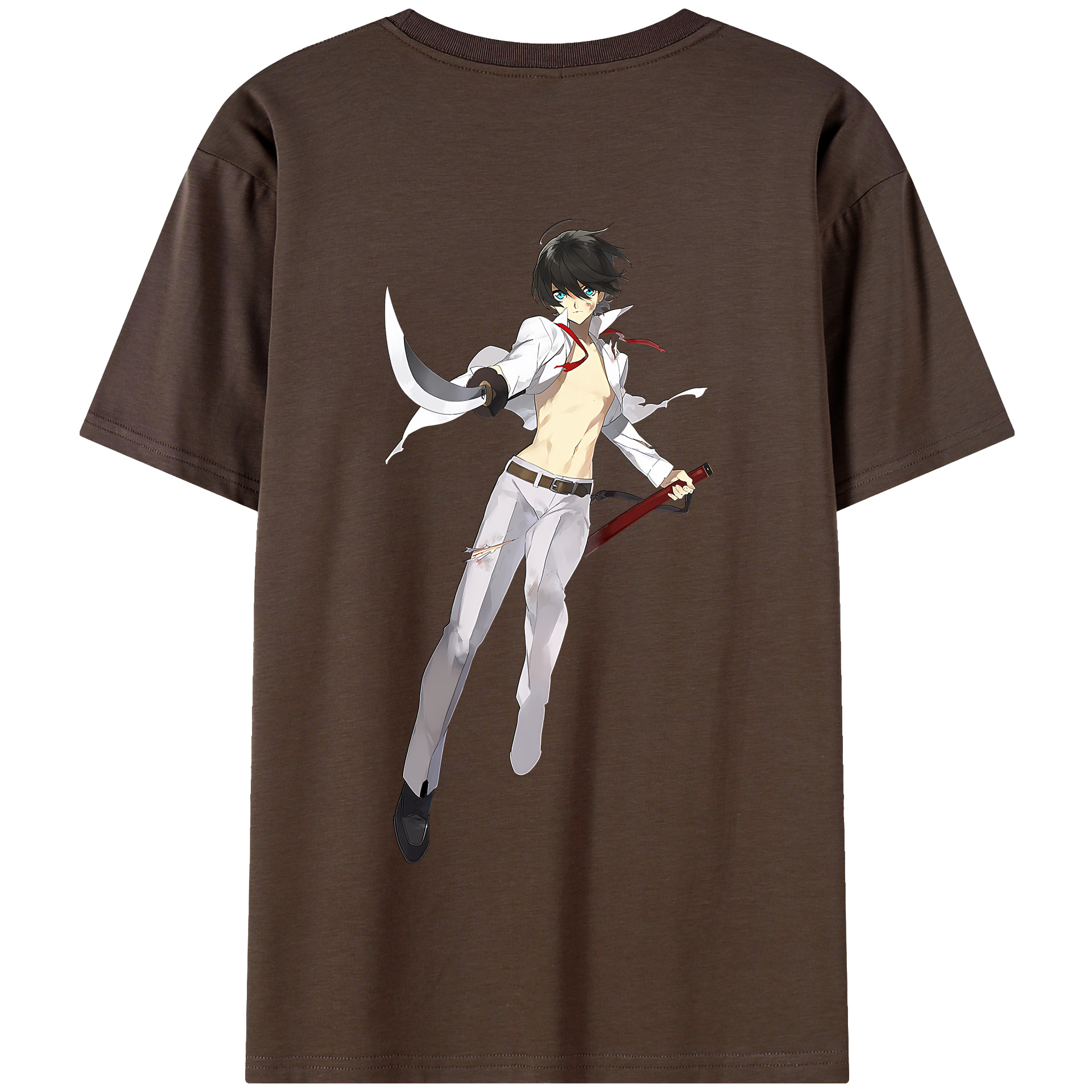 （画像用） 刀剣乱舞 Touken Ranbu 綿100％半袖Tシャツ（背面プリント）