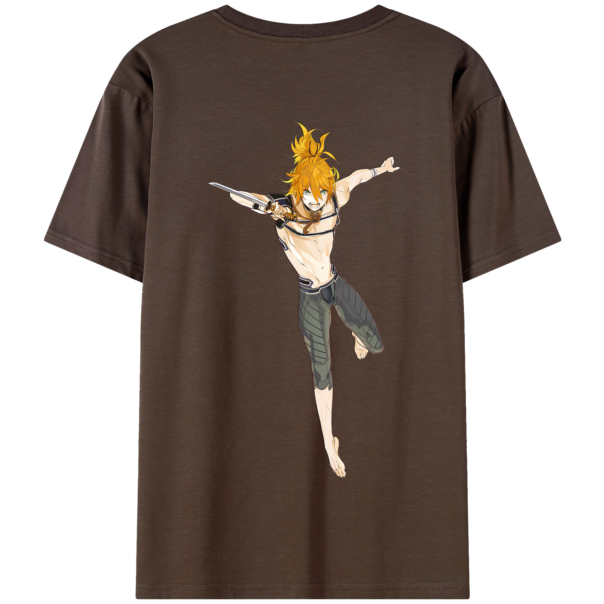 （画像用） 刀剣乱舞 Touken Ranbu 綿100％半袖Tシャツ（背面プリント）