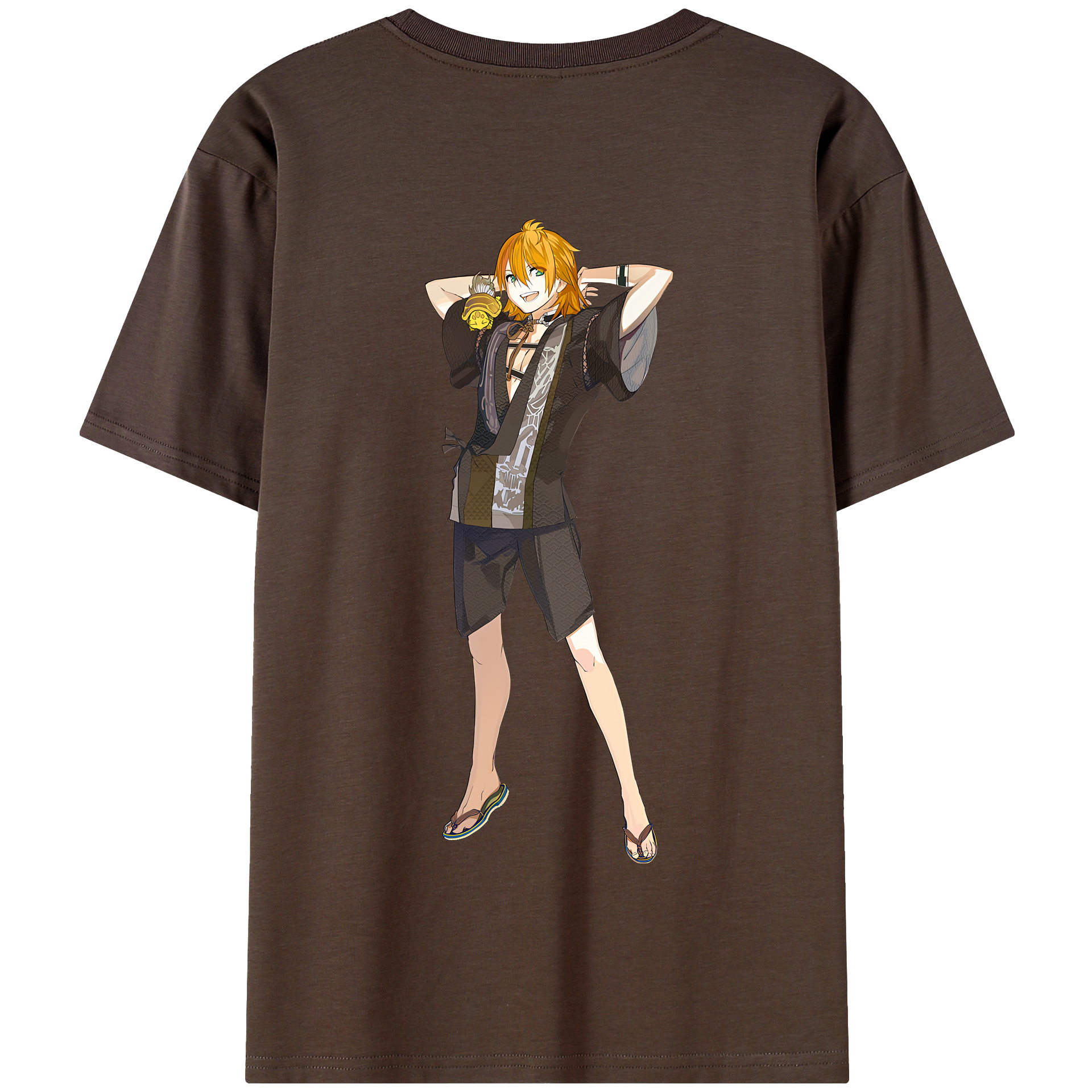 （画像用） 刀剣乱舞 Touken Ranbu 綿100％半袖Tシャツ（背面プリント）