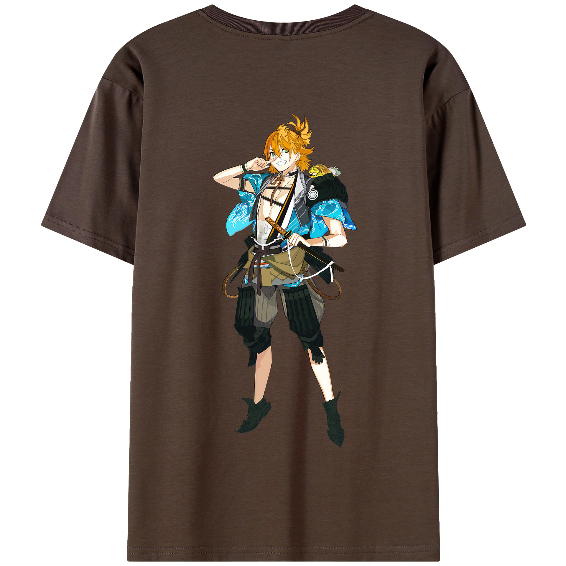 （画像用） 刀剣乱舞 Touken Ranbu 綿100％半袖Tシャツ（背面プリント）