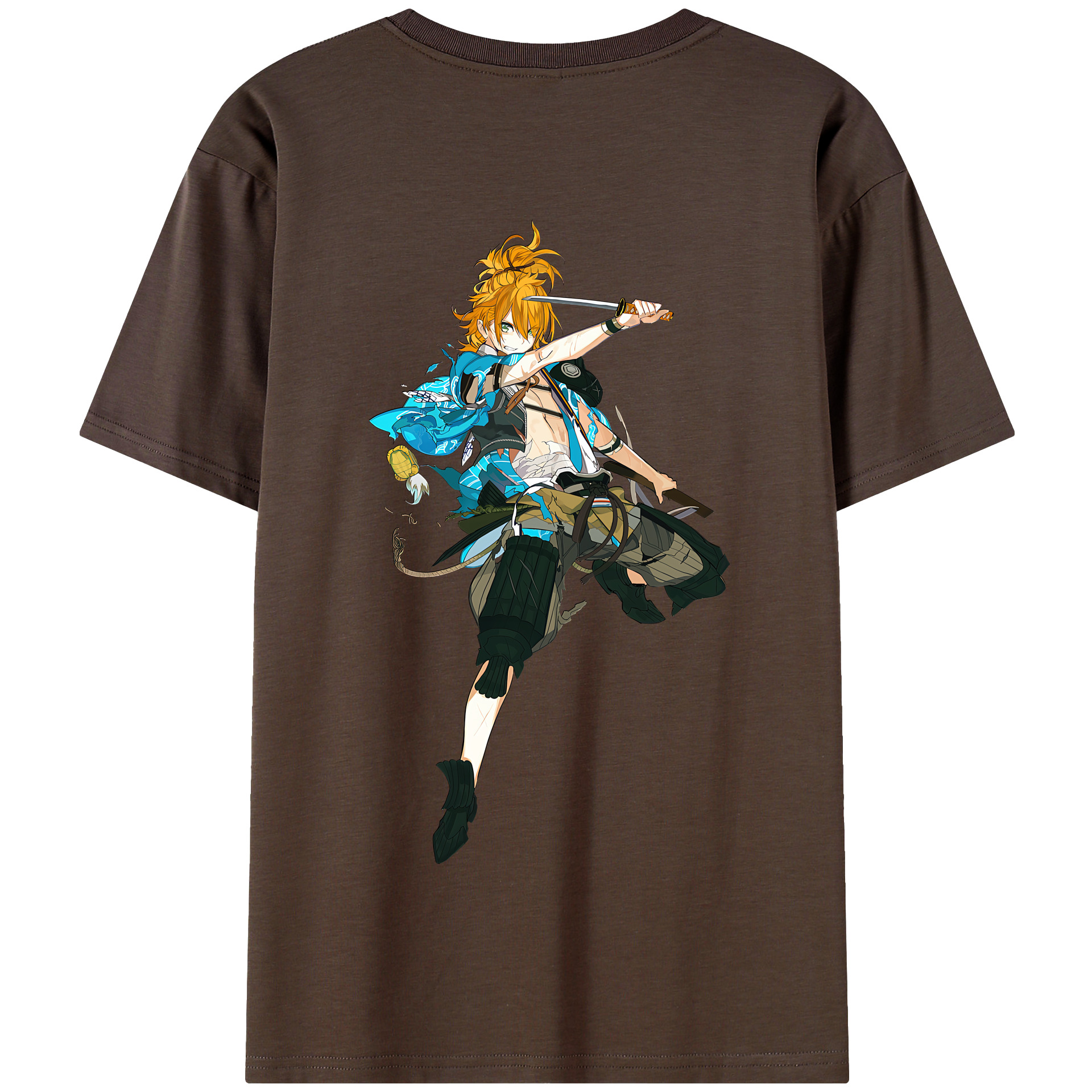 （画像用） 刀剣乱舞 Touken Ranbu 綿100％半袖Tシャツ（背面プリント）