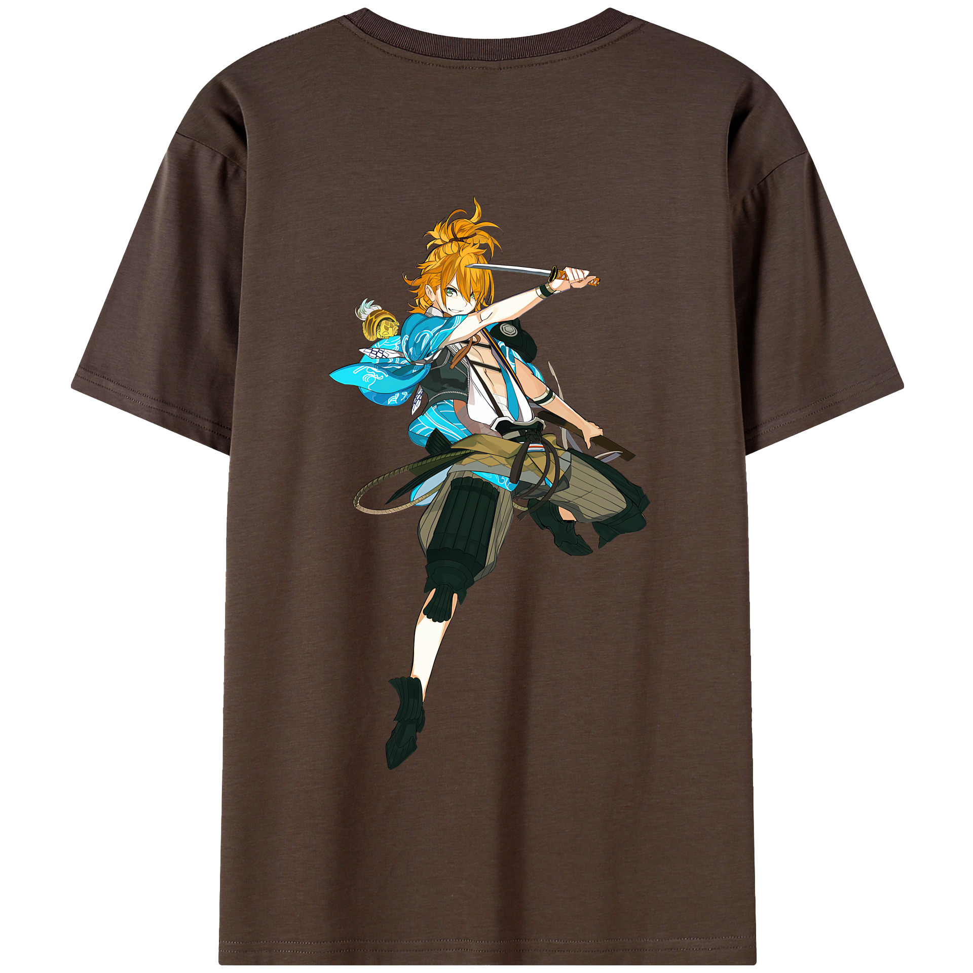 （画像用） 刀剣乱舞 Touken Ranbu 綿100％半袖Tシャツ（背面プリント）
