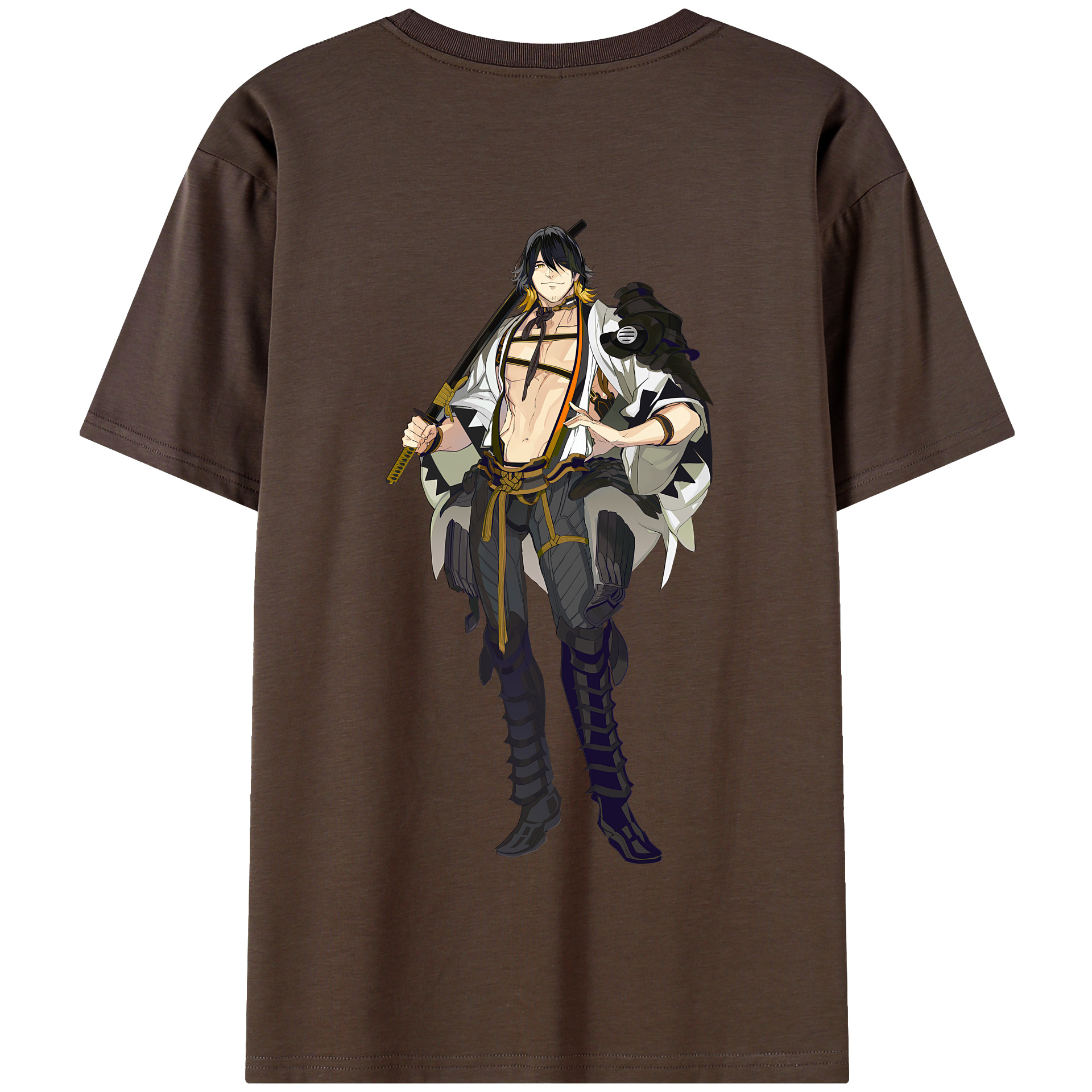 （画像用） 刀剣乱舞 Touken Ranbu 綿100％半袖Tシャツ（背面プリント）
