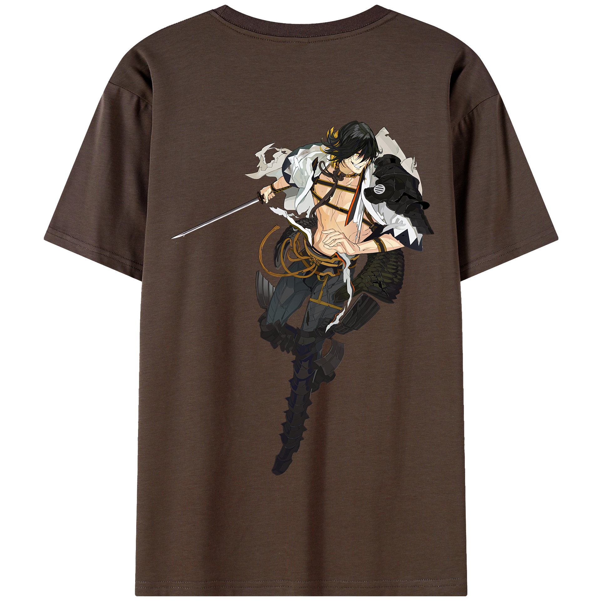 （画像用） 刀剣乱舞 Touken Ranbu 綿100％半袖Tシャツ（背面プリント）