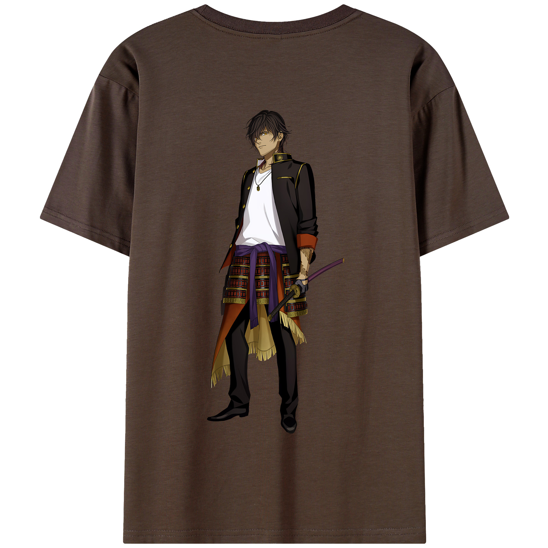 （画像用） 刀剣乱舞 Touken Ranbu 綿100％半袖Tシャツ（背面プリント）