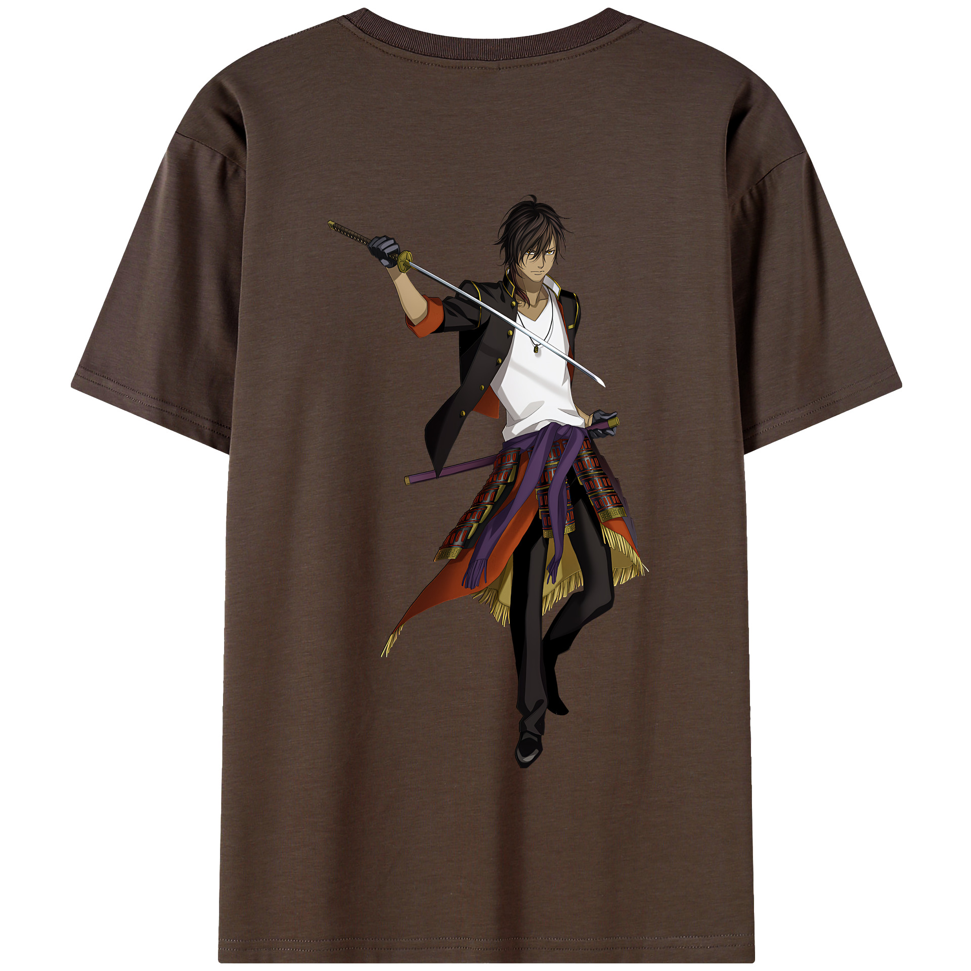 （画像用） 刀剣乱舞 Touken Ranbu 綿100％半袖Tシャツ（背面プリント）