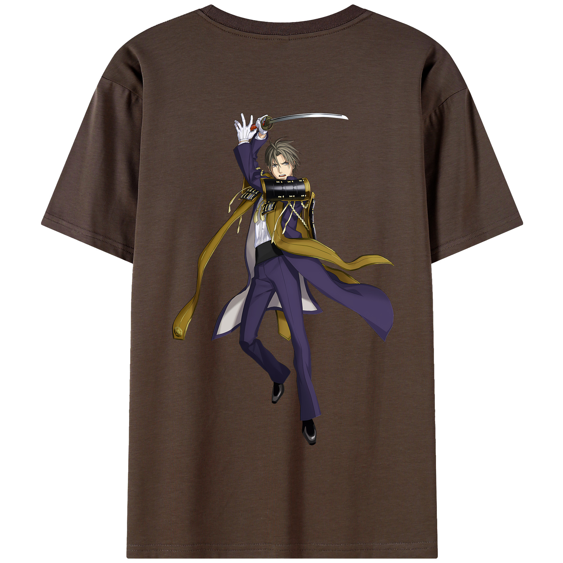 （画像用） 刀剣乱舞 Touken Ranbu 綿100％半袖Tシャツ（背面プリント）