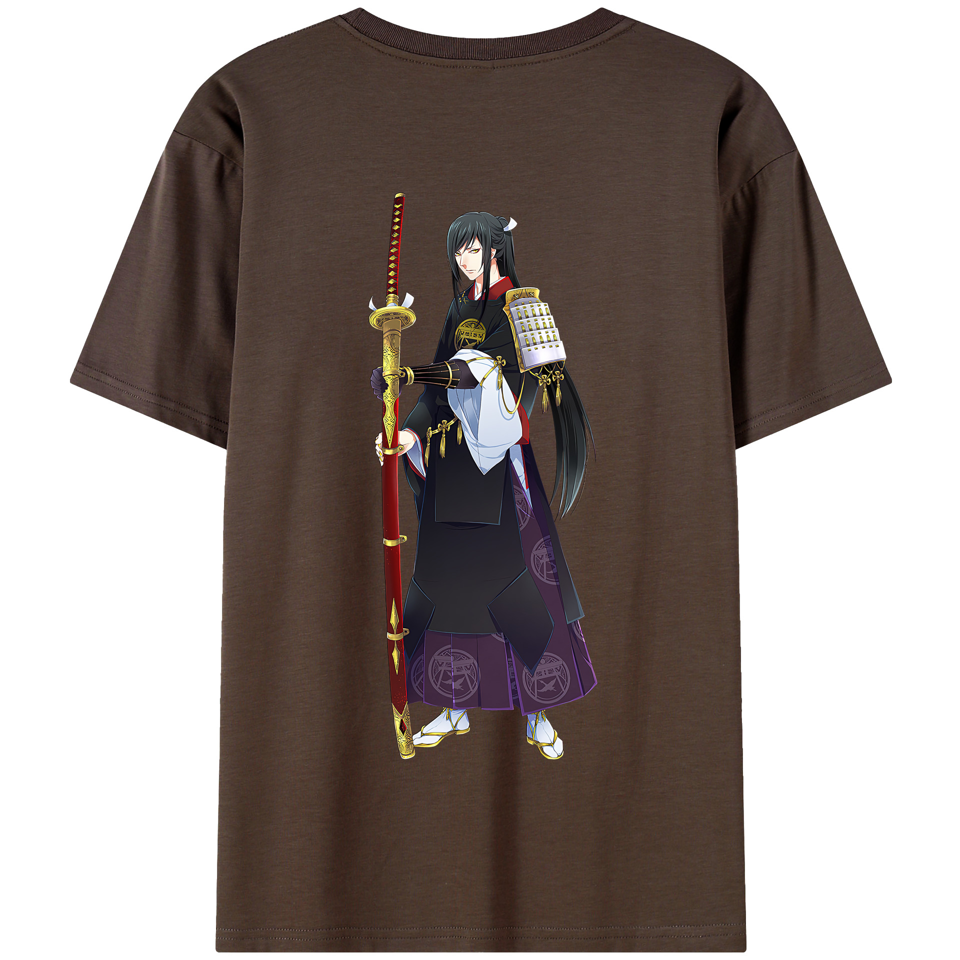 （画像用） 刀剣乱舞 Touken Ranbu 綿100％半袖Tシャツ（背面プリント）