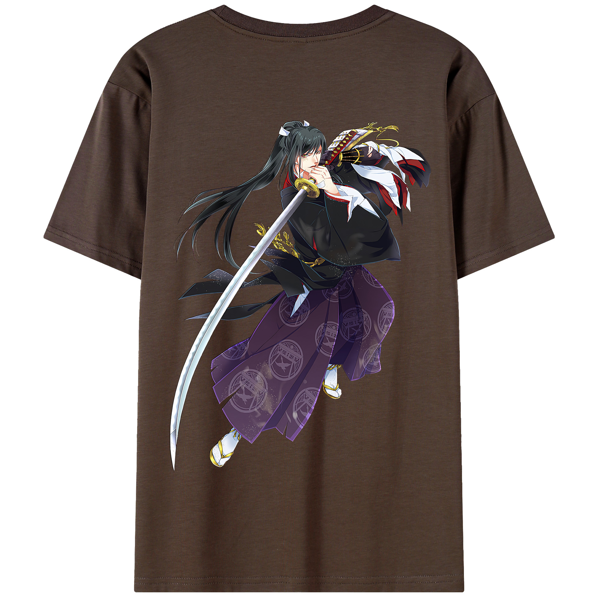 （画像用） 刀剣乱舞 Touken Ranbu 綿100％半袖Tシャツ（背面プリント）