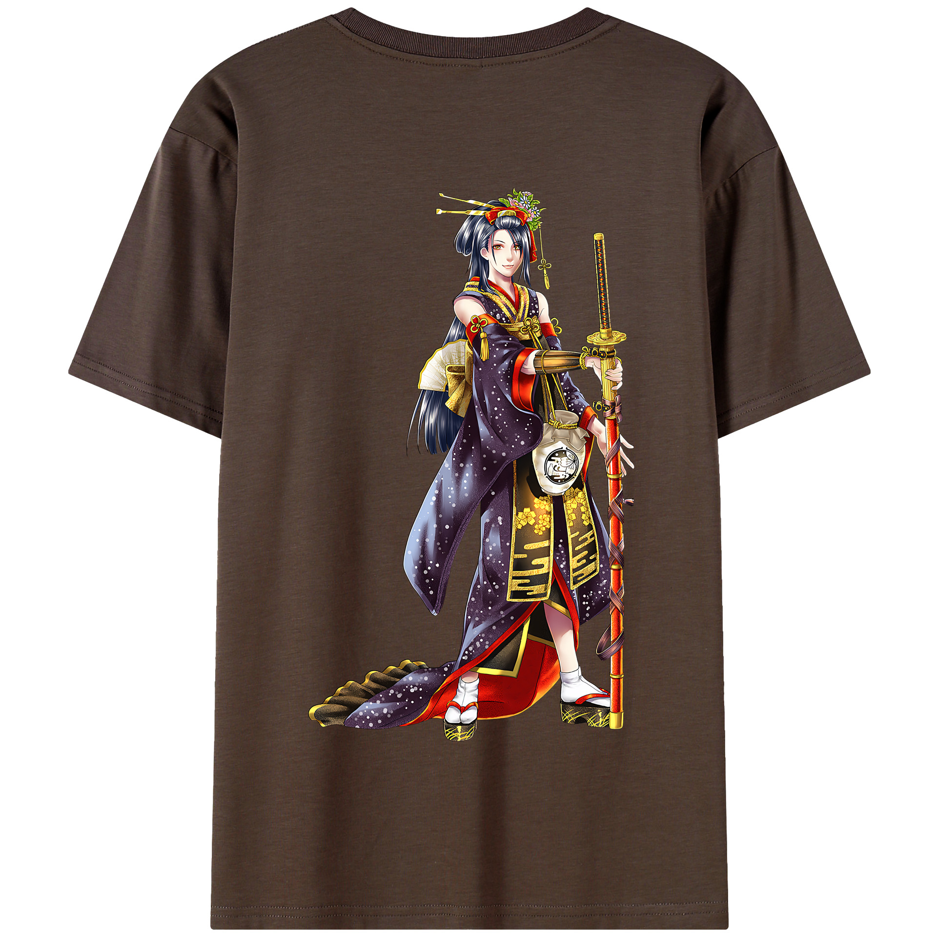 （画像用） 刀剣乱舞 Touken Ranbu 綿100％半袖Tシャツ（背面プリント）