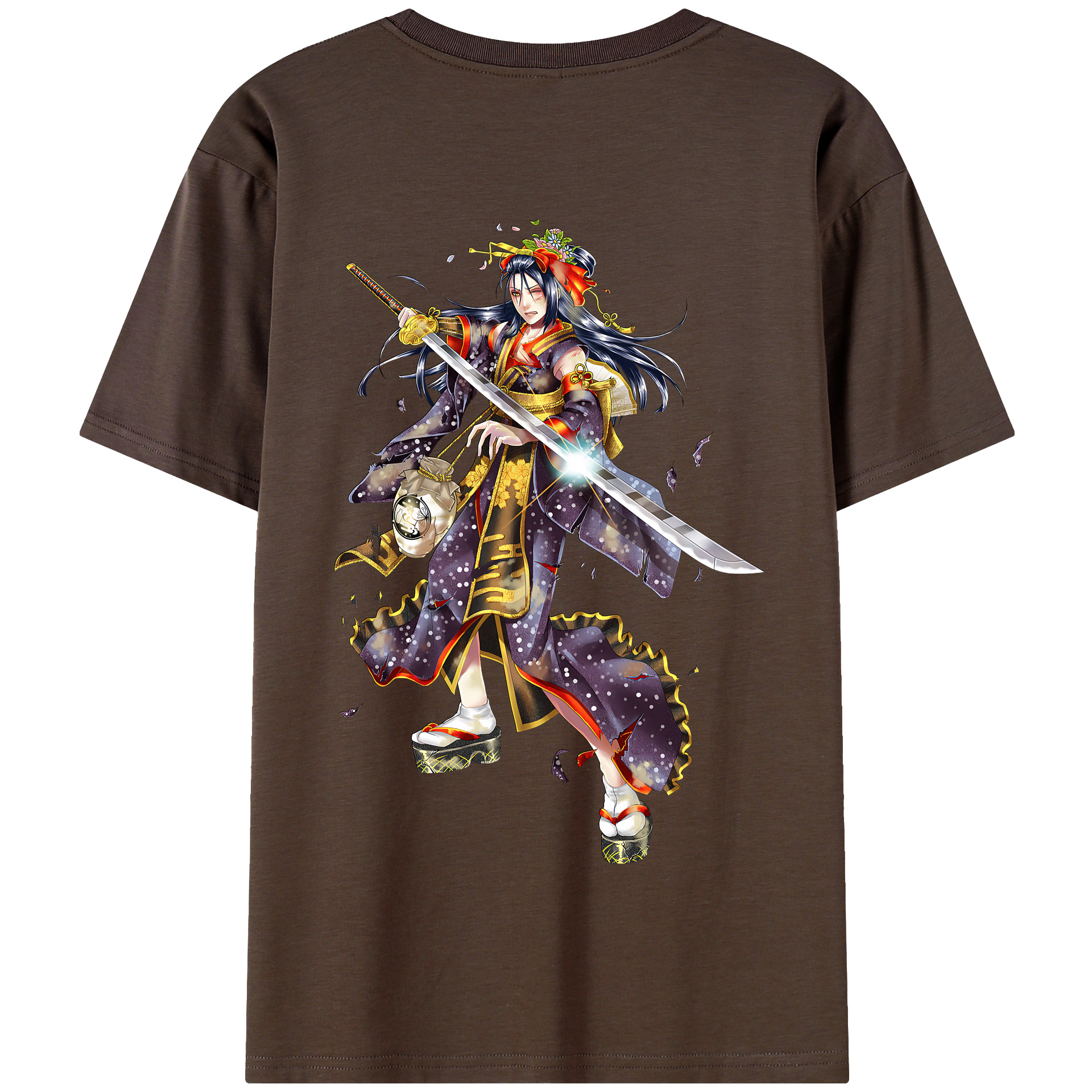 （画像用） 刀剣乱舞 Touken Ranbu 綿100％半袖Tシャツ（背面プリント）