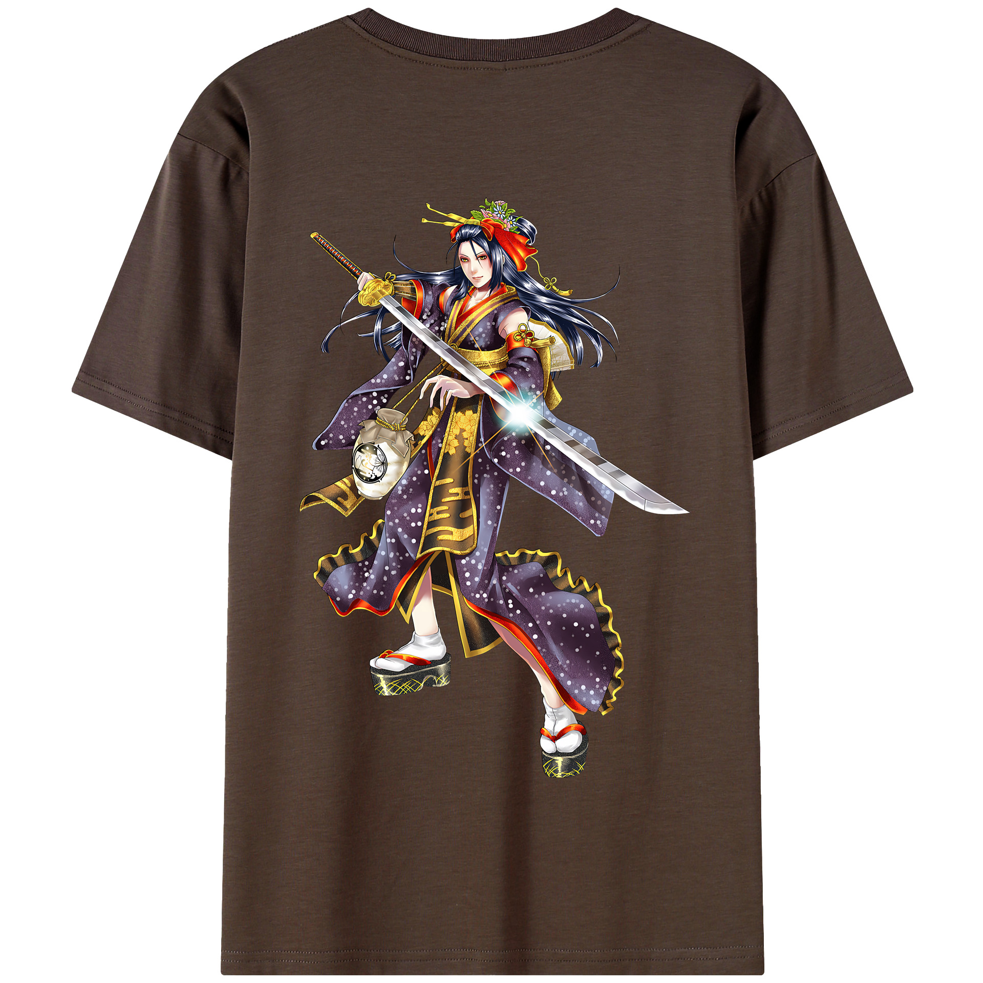 （画像用） 刀剣乱舞 Touken Ranbu 綿100％半袖Tシャツ（背面プリント）