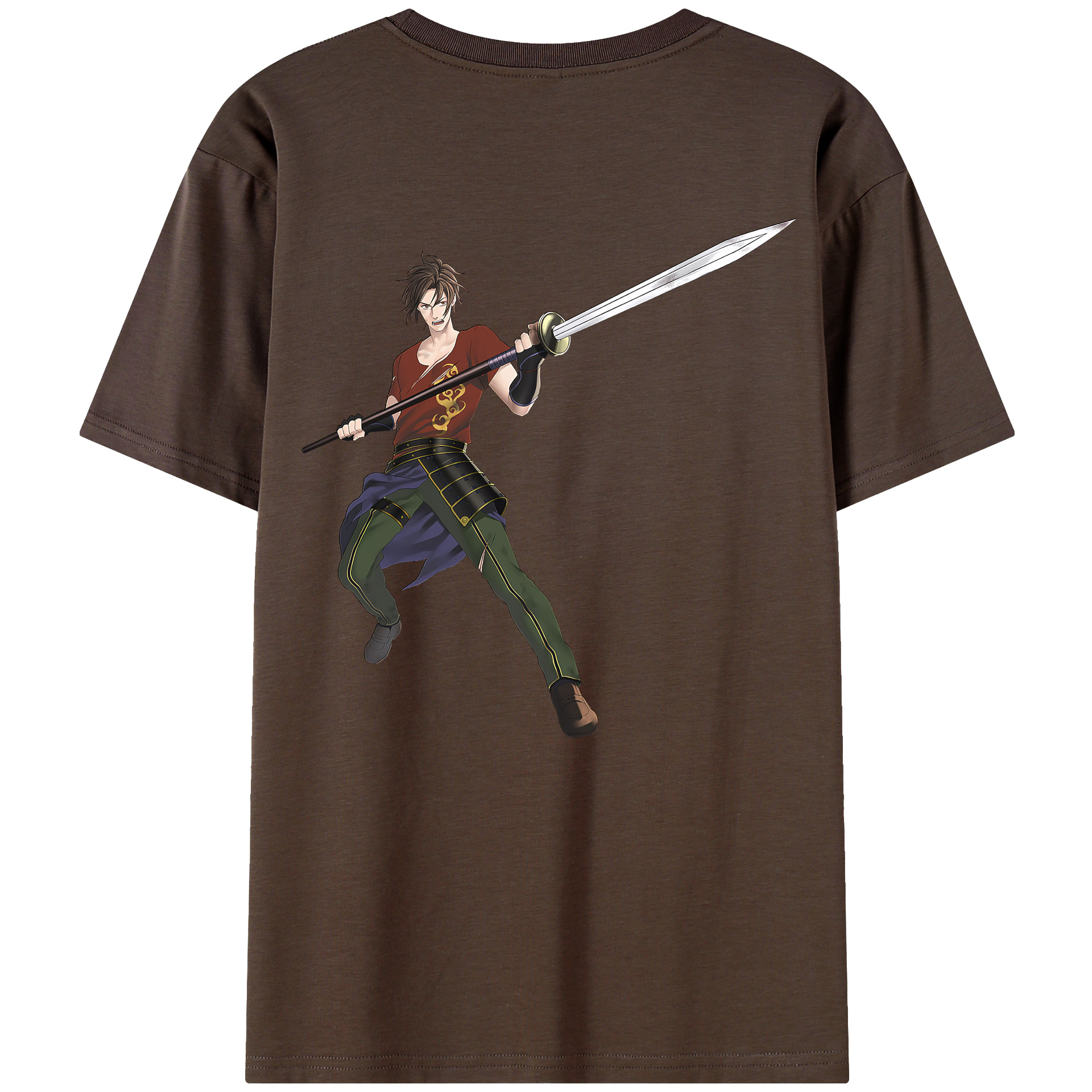 （画像用） 刀剣乱舞 Touken Ranbu 綿100％半袖Tシャツ（背面プリント）