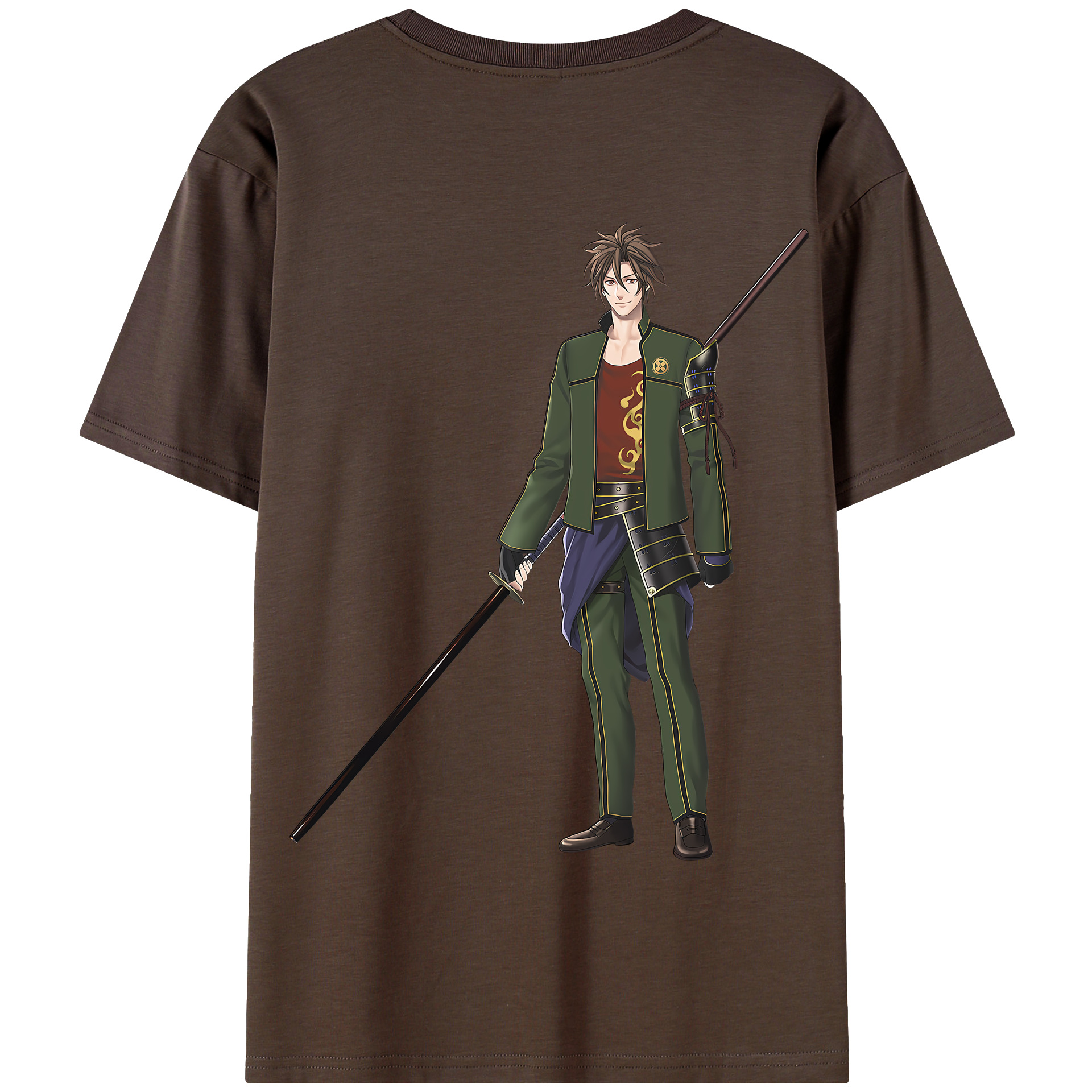 （画像用） 刀剣乱舞 Touken Ranbu 綿100％半袖Tシャツ（背面プリント）