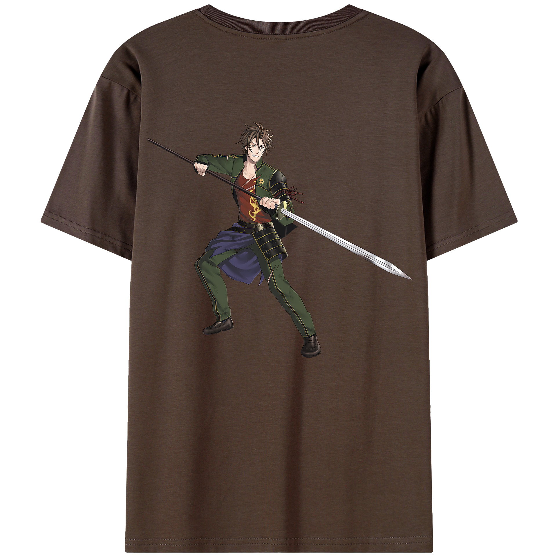 （画像用） 刀剣乱舞 Touken Ranbu 綿100％半袖Tシャツ（背面プリント）
