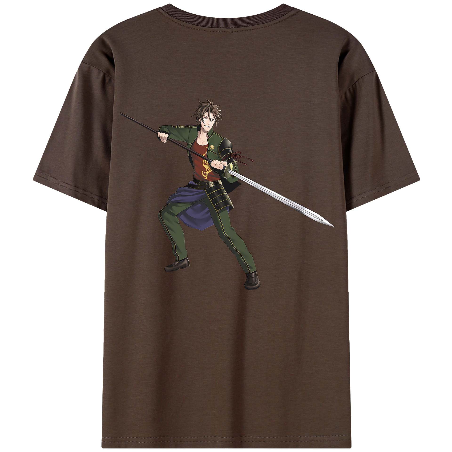 （画像用） 刀剣乱舞 Touken Ranbu 綿100％半袖Tシャツ（背面プリント）